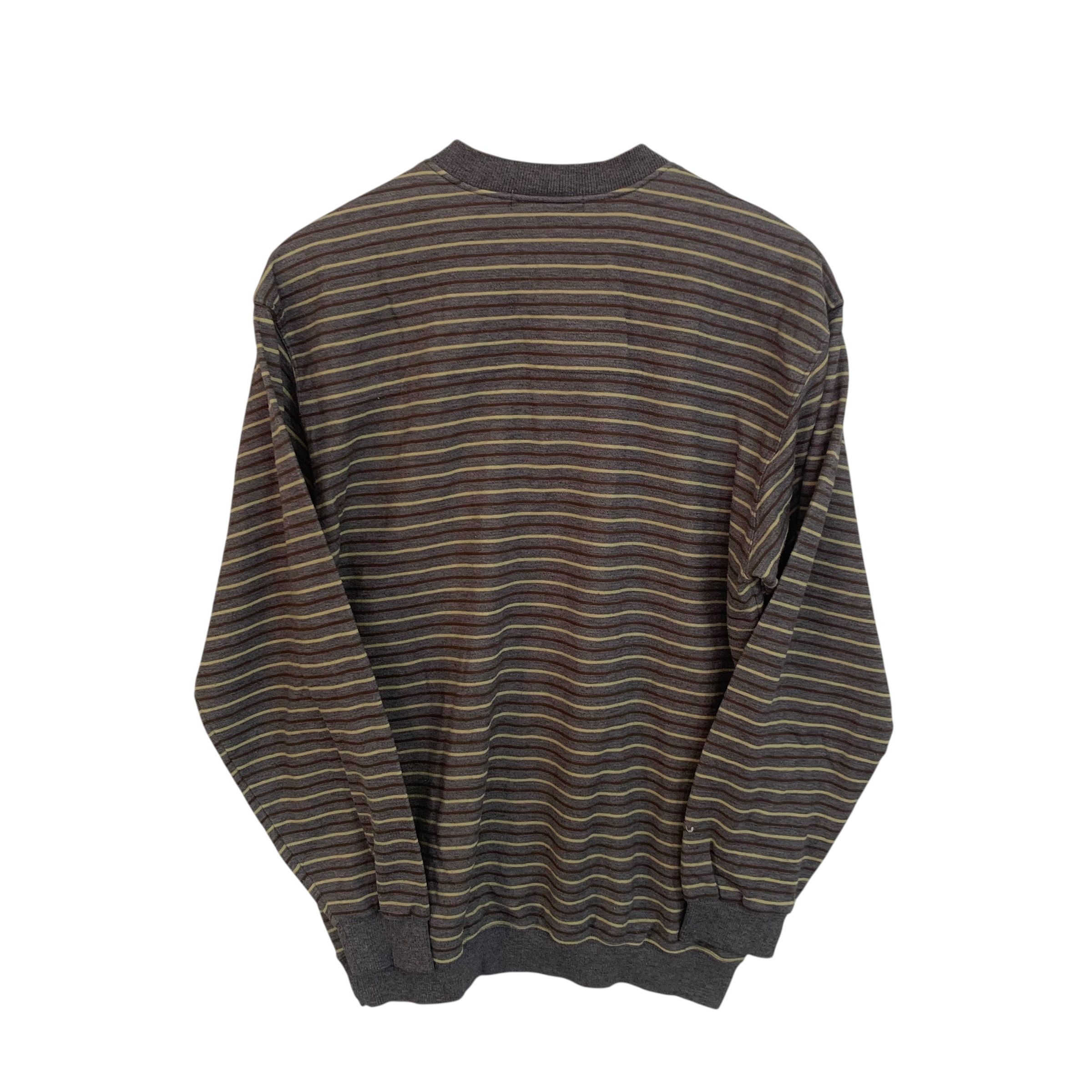 Lyle & Scott Lyle & Scott Vintage Sweatshirt Stripe Medium Size US M / EU 48-50 / 2 - 2 Thumbnail