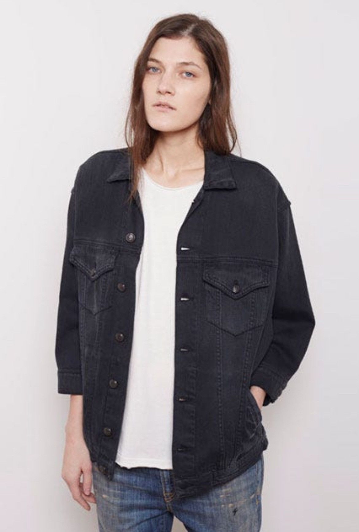 R13 Oversized Trucker Jacket size small Size S / US 4 / IT 40 - 13 Thumbnail