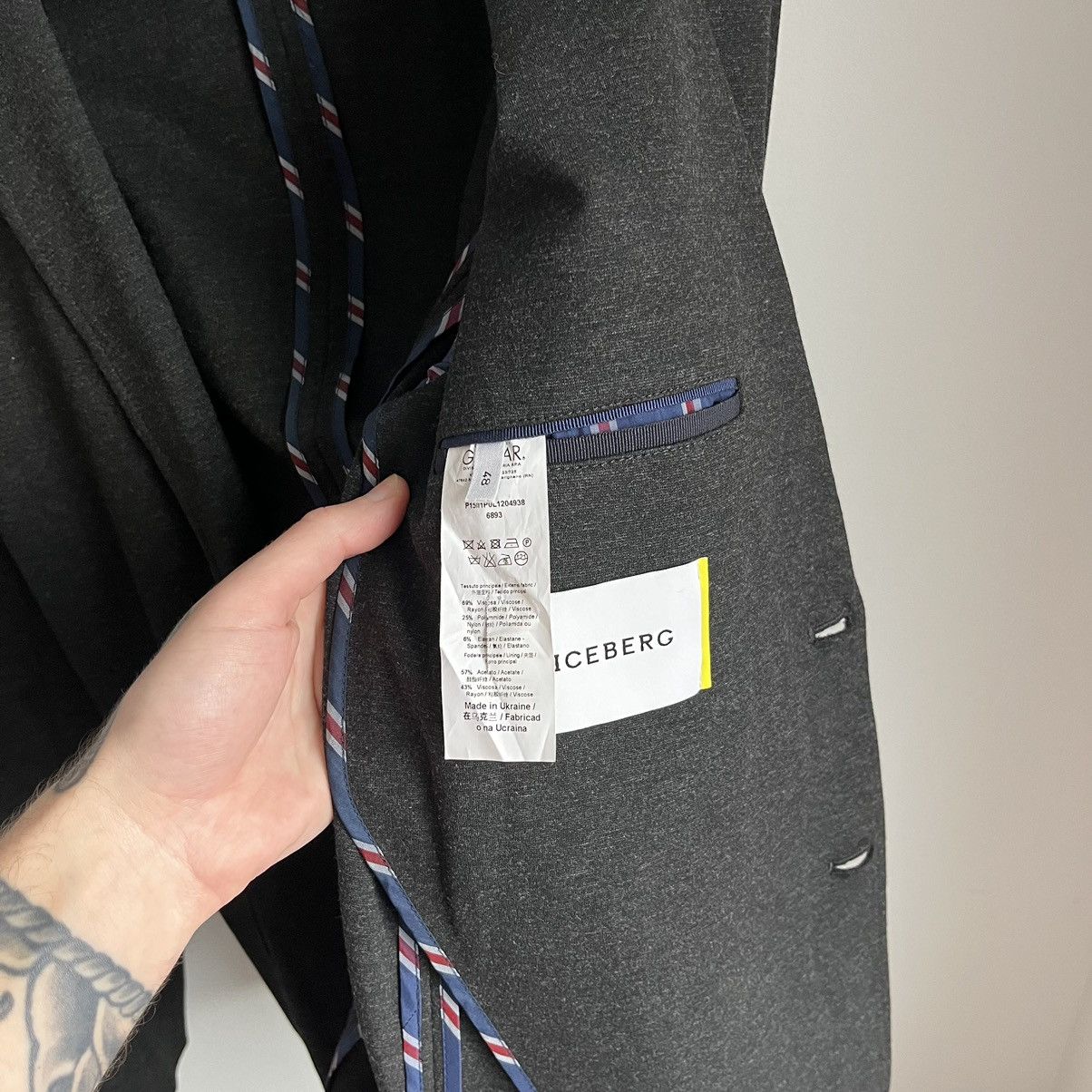 Iceberg Iceberg Men’s Blazer 48 Size 48R - 5 Thumbnail