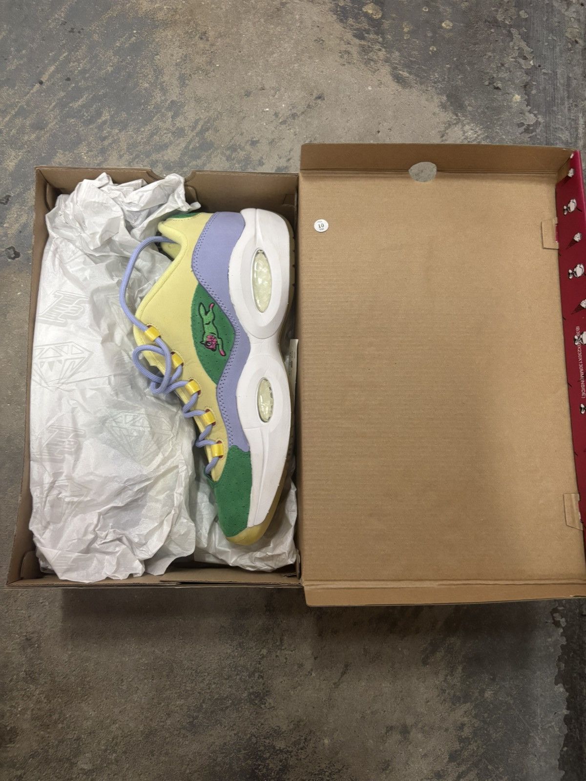 Icecream × Reebok BBC Ice Cream x Question Low Size US 11.5 / EU 44-45 - 6 Thumbnail