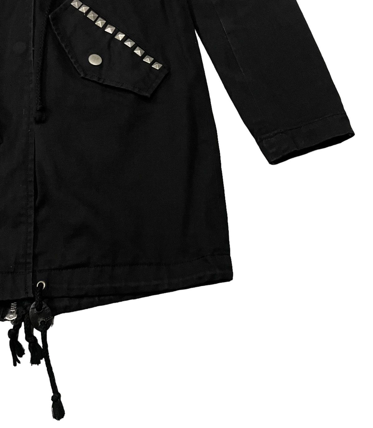 Le Grande Bleu (L.G.B.) Vintage Glad News Seditionaries Punk Skull Fishtail Parka Size US XS / EU 42 / 0 - 4 Thumbnail