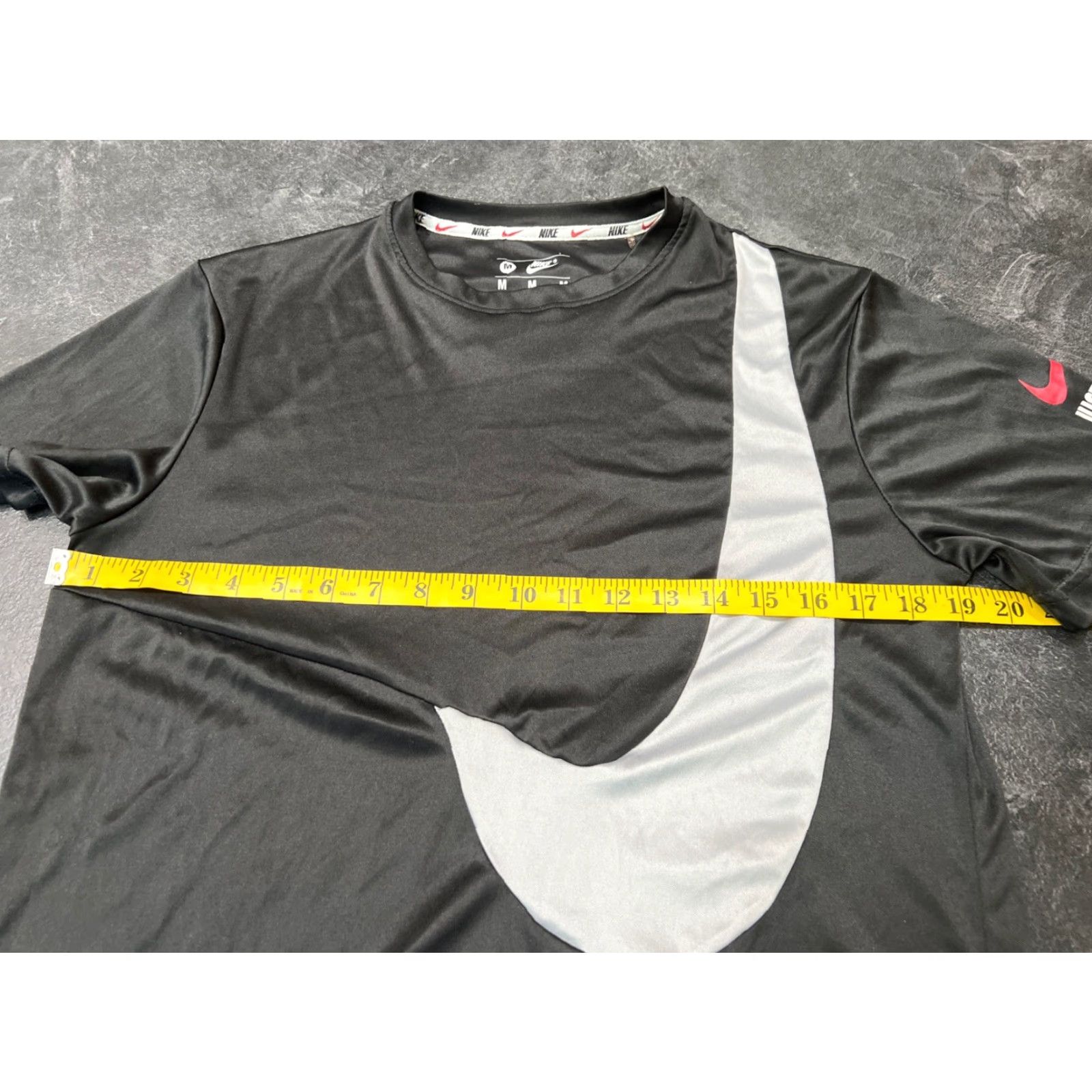 Nike NIKE Just Do It Black T-Shirt Adult Medium Preowned Mens Size US M / EU 48-50 / 2 - 3 Thumbnail