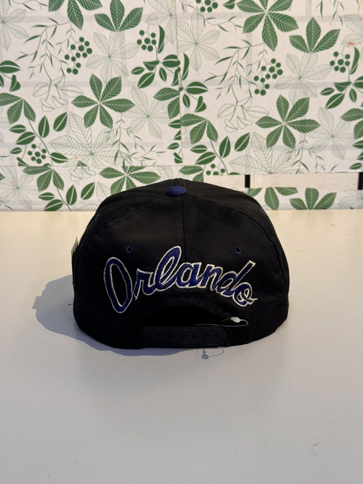 NBA × Vintage SAMPLE Orlando Magic Vintage Spell Out Embroidered Cap Hat Size ONE SIZE - 3 Thumbnail