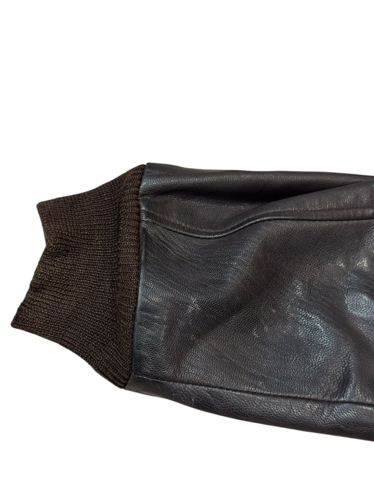 Cockpit USA Army 30-1415 Type A-2 Leather USA Air Force Jacket Large Size US L / EU 52-54 / 3 - 8 Thumbnail