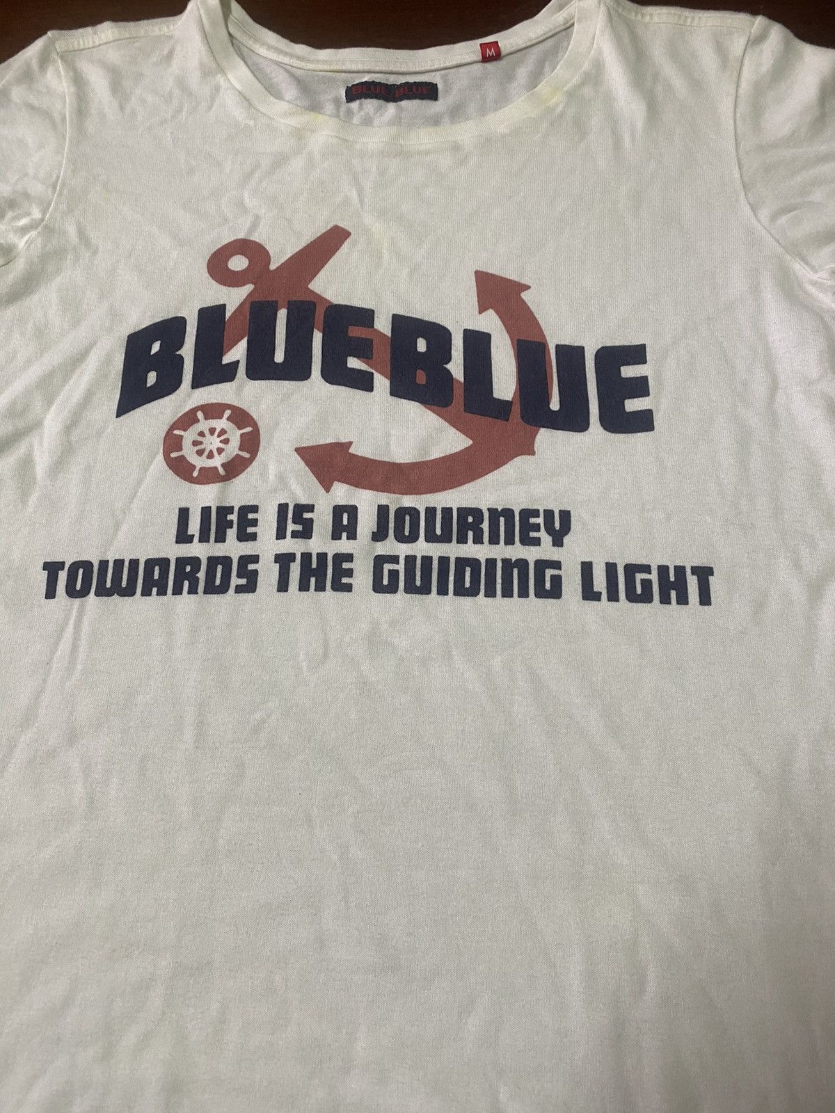 Blue Blue Japan Rare blue blue japan big logo t-shirt Size US M / EU 48-50 / 2 - 1 Thumbnail