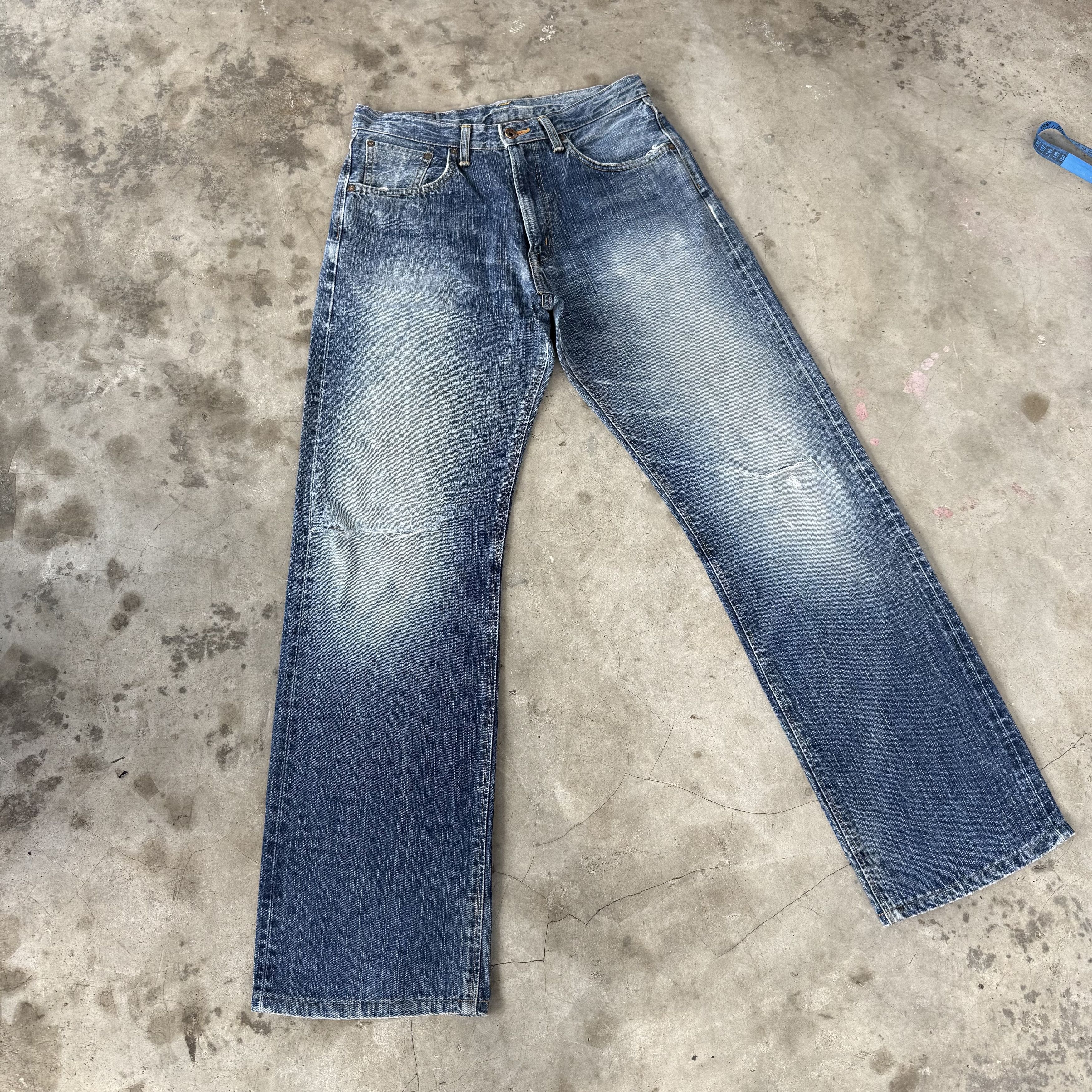 Edwin W31 Vintage Edwin Selvedge Ripped Denim Size US 31 - 1 Thumbnail