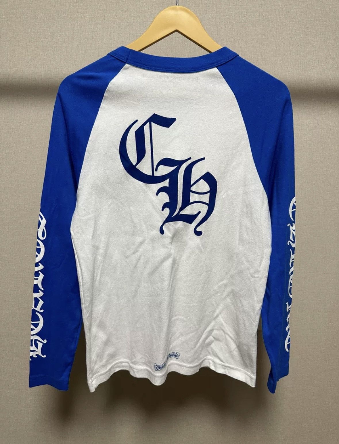 Chrome Hearts Chrome hearts blue white long sleeve shirt