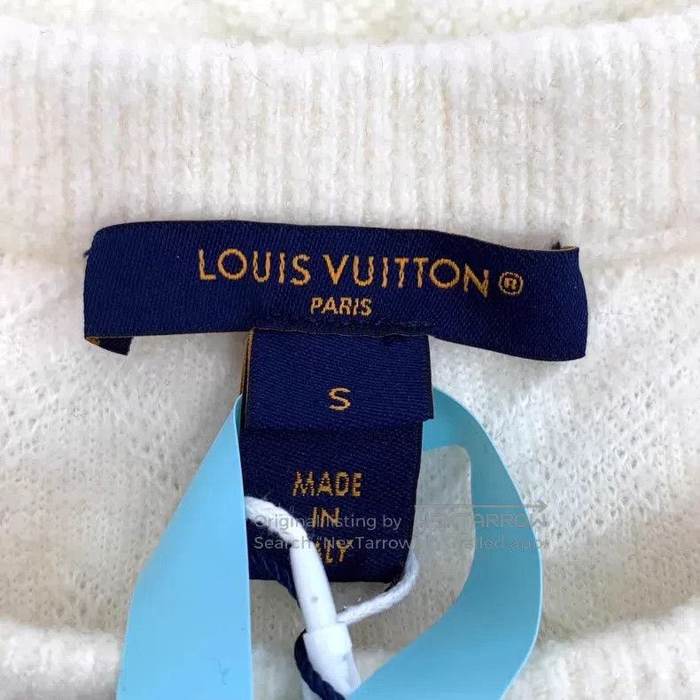 Louis Vuitton Louis Vuitton 24 beige logo embossed full-print cotton cre Size S / US 4 / IT 40 - 5 Thumbnail