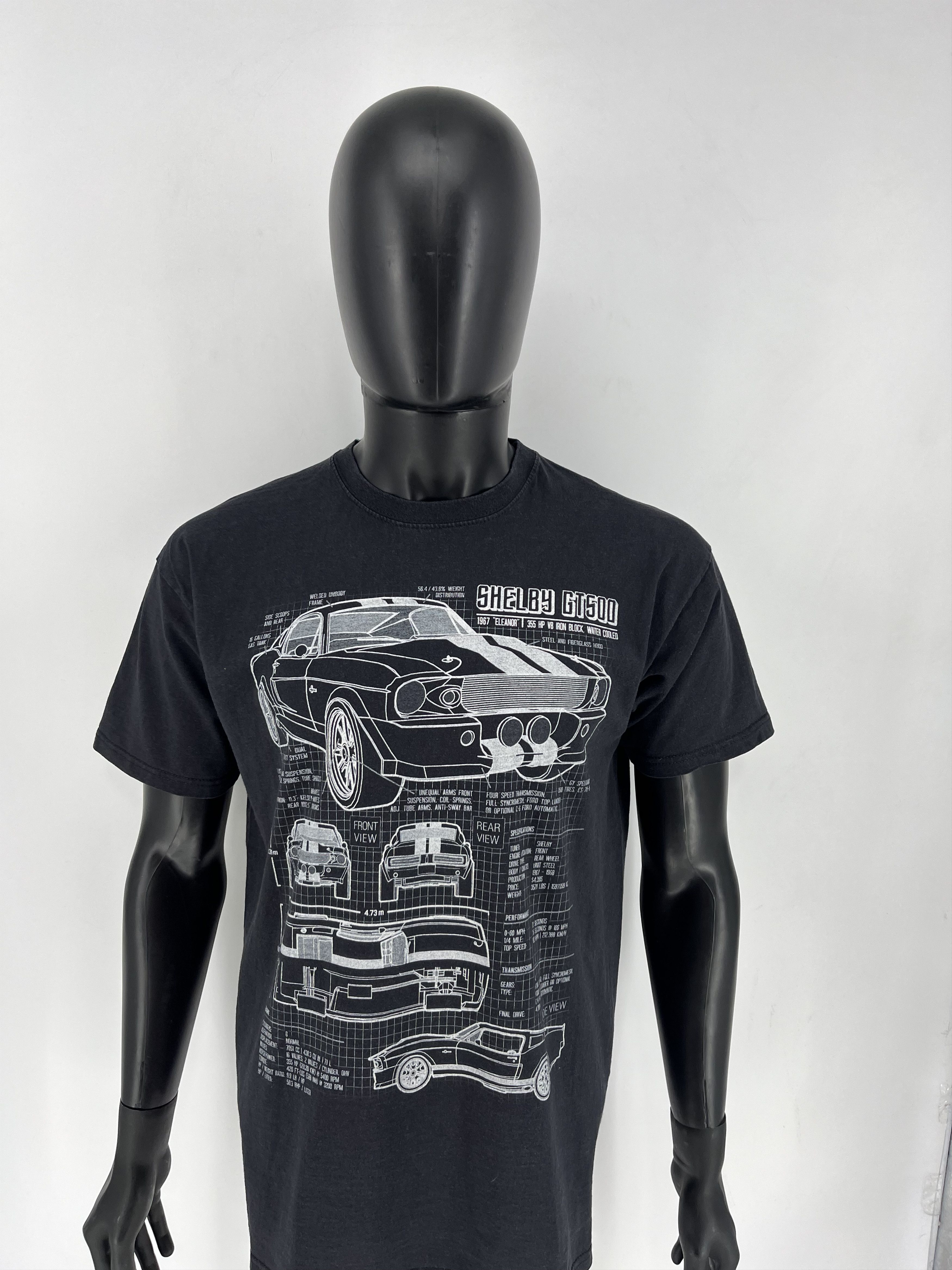 Other ➕ =Vintage Y2K Cool Fade Shelby GT500 Muscle Car T-Shirt USA Size US L / EU 52-54 / 3 - 5 Thumbnail