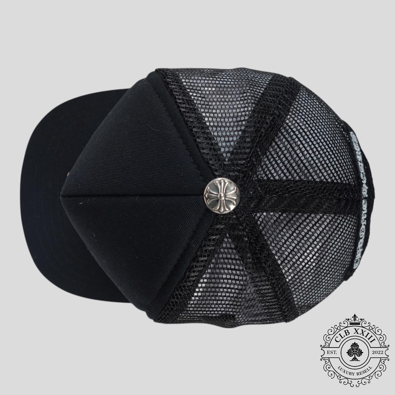 Chrome Hearts Chrome Hearts Leather Triple Cross Trucker Hat in Black/Camo Size ONE SIZE - 4 Thumbnail