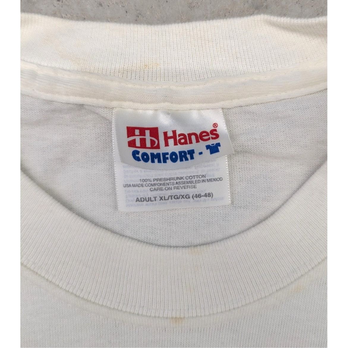 Hanes × Vintage Y2K You Won't Believe Hanes Comfort-T promo T-shirt Size US XL / EU 56 / 4 - 10 Thumbnail