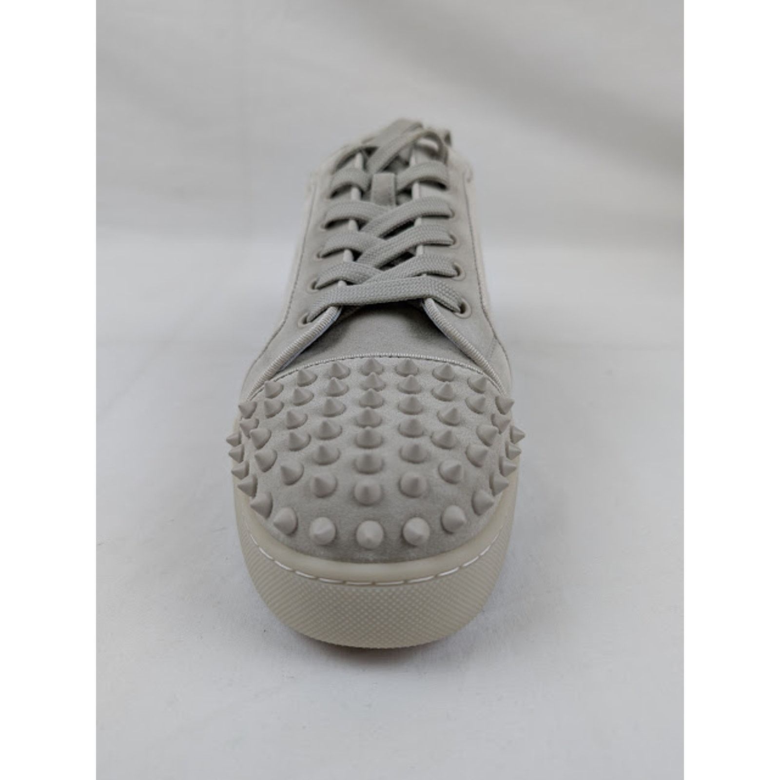 Christian Louboutin o1rshd1 Q:2 / Louis Junior Spikes Orlato Sneakers in Albatre Size US 13 / EU 46 - 6 Thumbnail