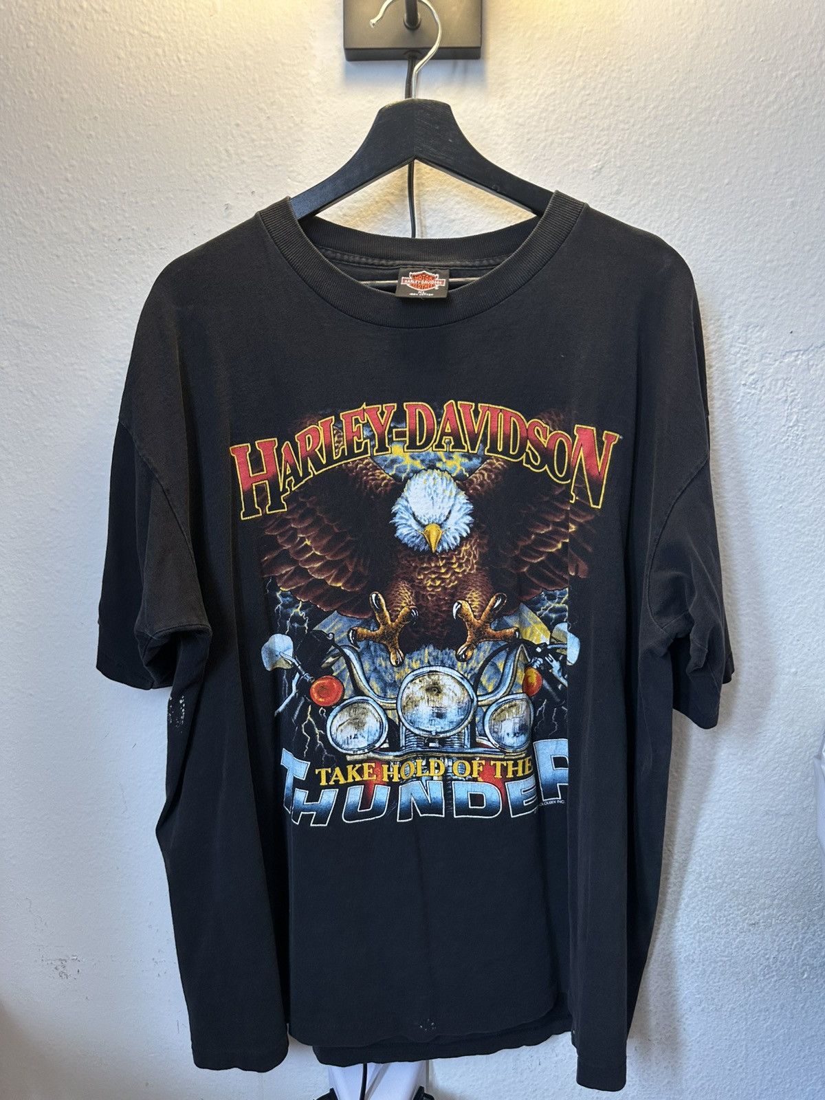 Harley Davidson × Vintage Vintage Harley Davidson Shirt Size US XL / EU 56 / 4 - 1 Thumbnail