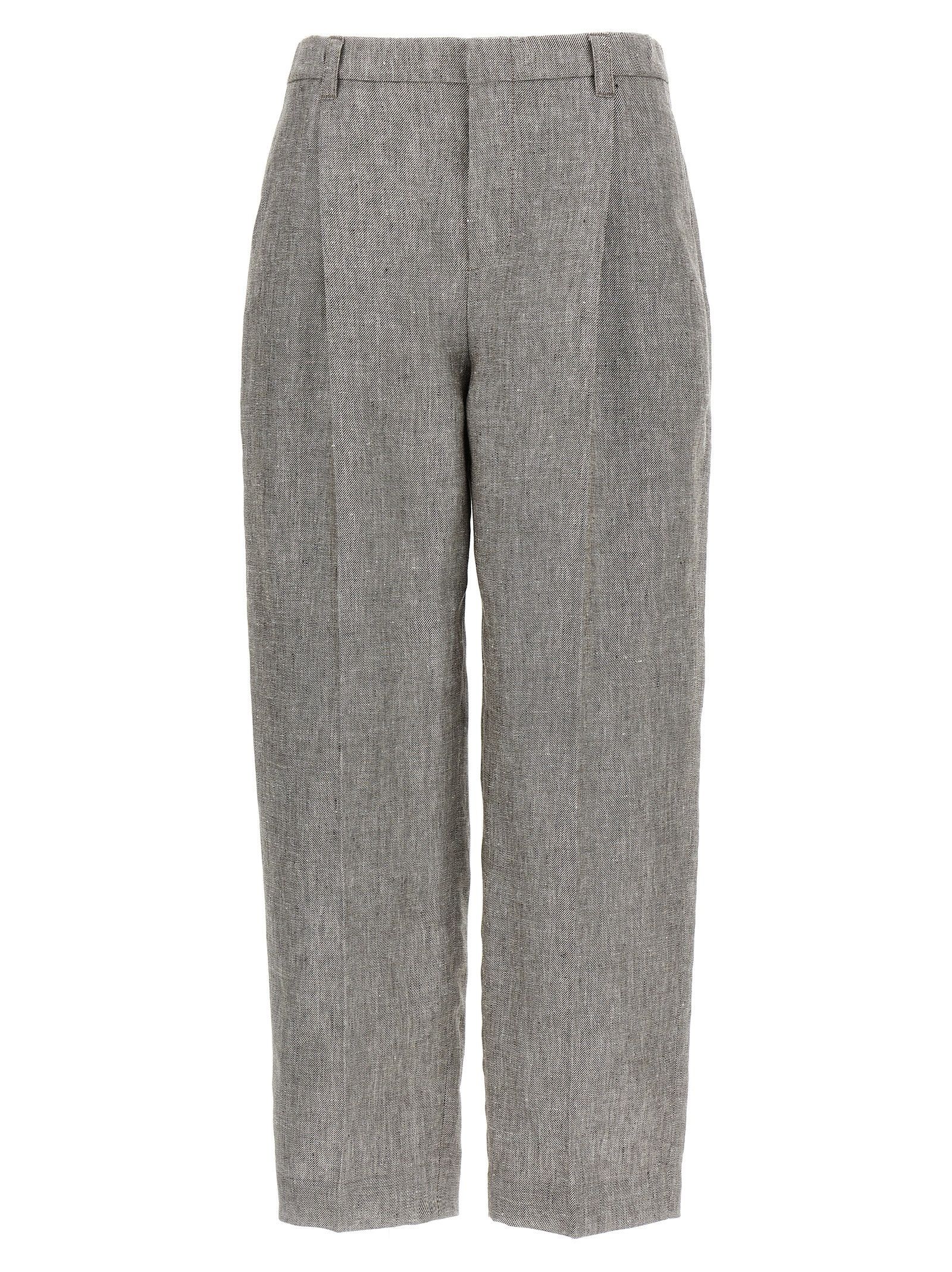 パンツ BRUNELLO CUCINELLI Women Straight Pants ML996P5992 C600 WHIT Brunello Cucinelli BRUNELLO CUCINELLI Women Straight Pants