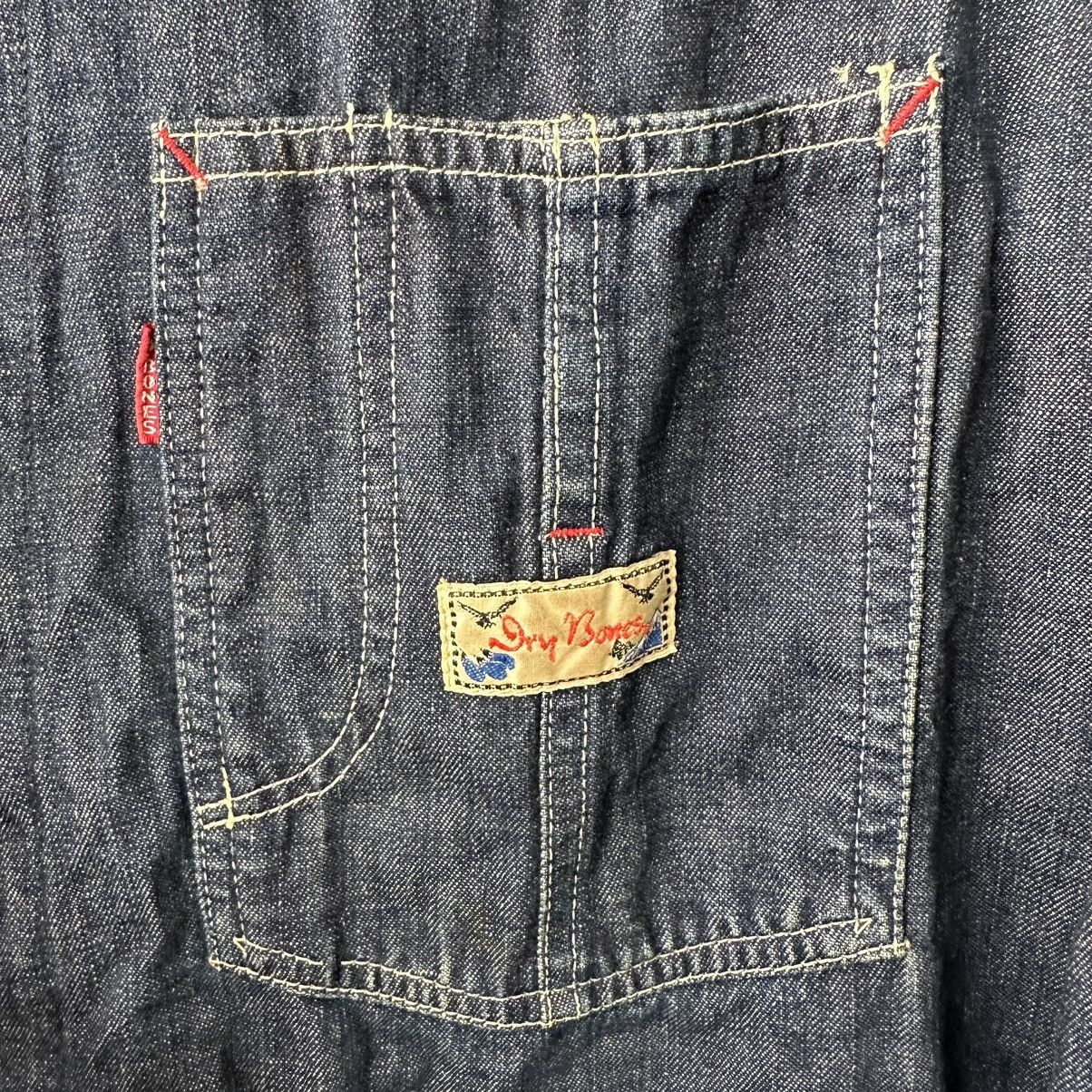 Dry Bones Japanese Workwear Denim Chore Jacket Indigo Archive Style Size US L / EU 52-54 / 3 - 4 Thumbnail