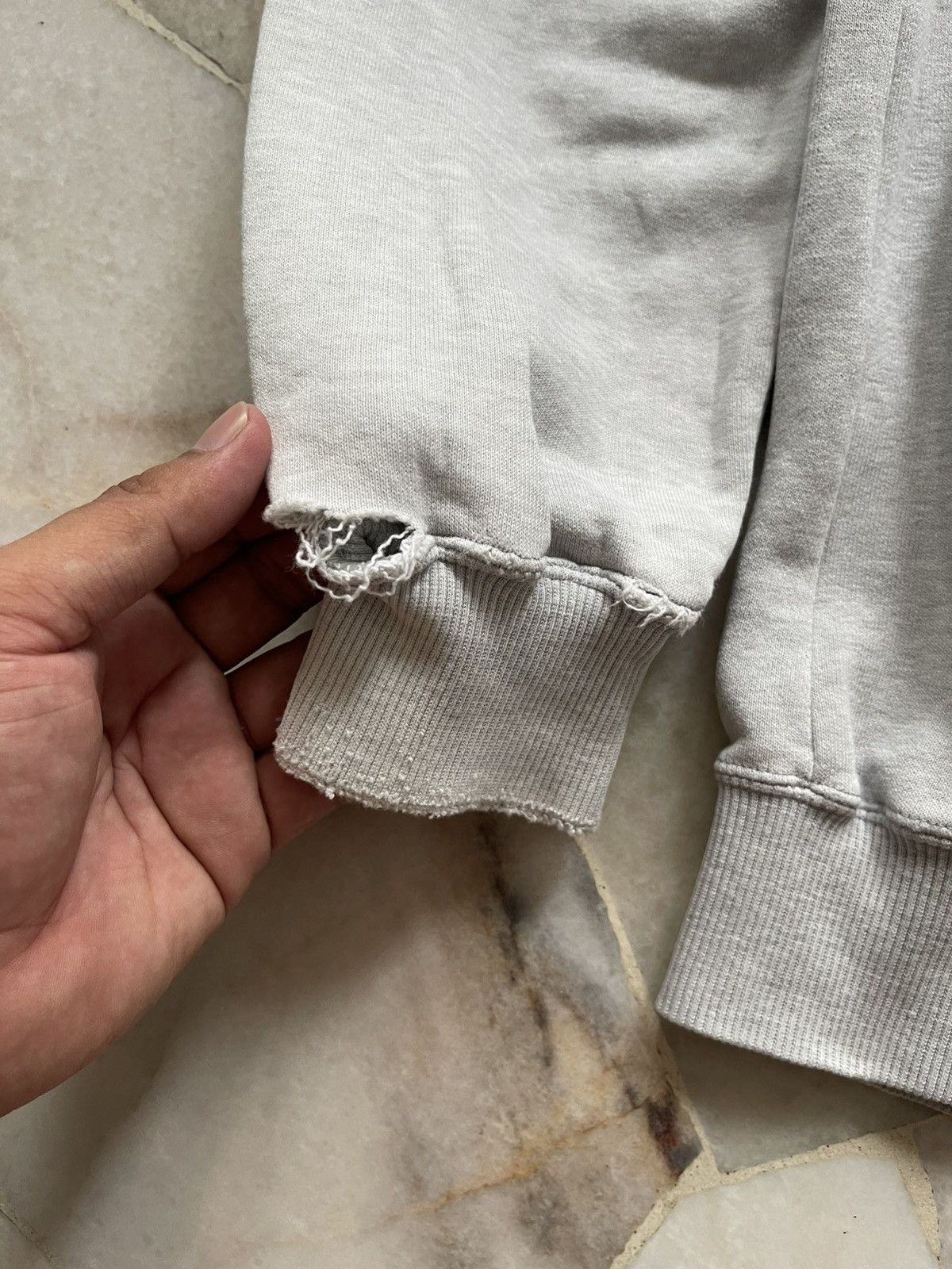 Issey Miyake 80s Issey Miyake I.S Distressed Sweatshirt Size US L / EU 52-54 / 3 - 10 Thumbnail