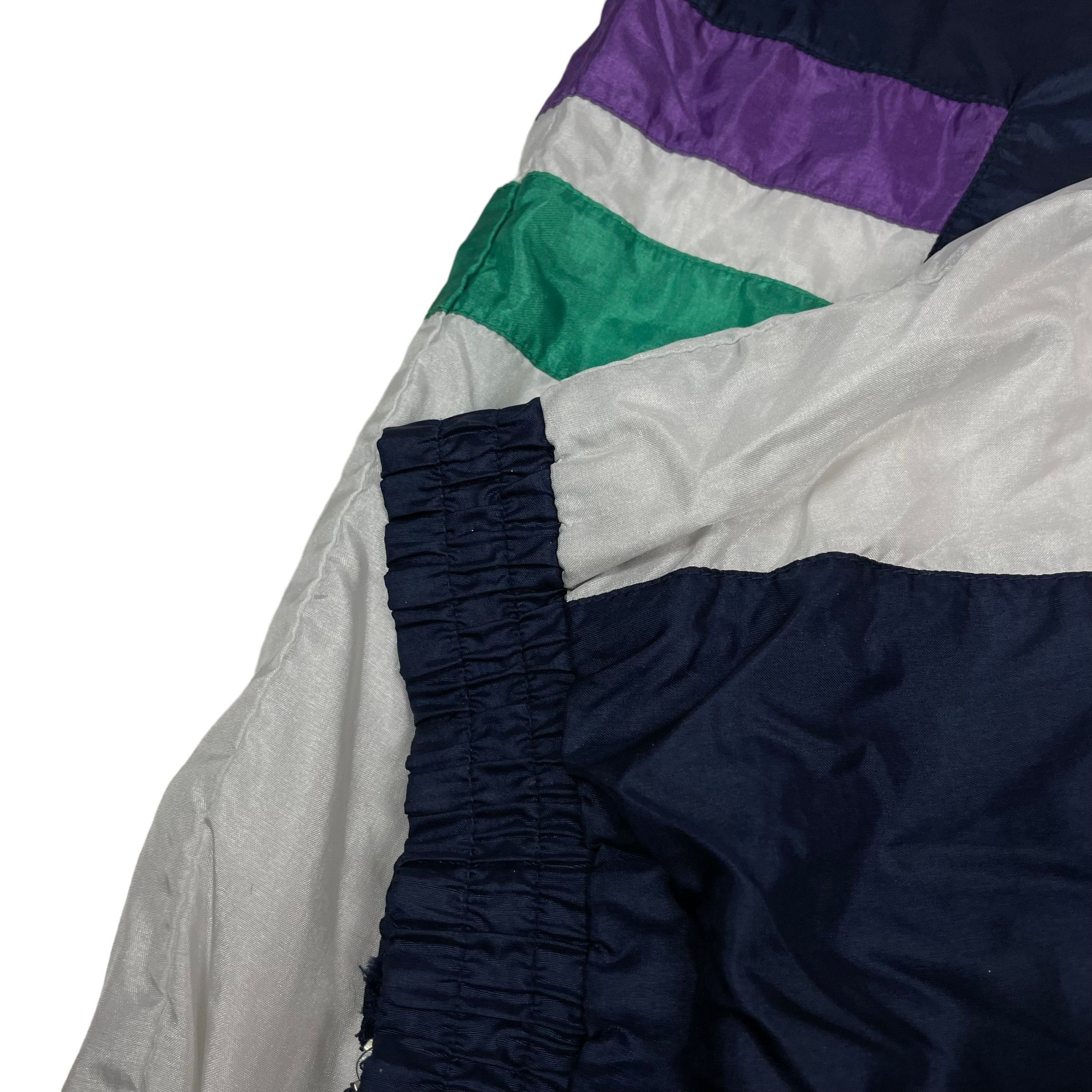 Adidas × Vintage Vintage Adidas Men's Navy Nylon Embroidered Logo Track Pants Size US 30 / EU 46 - 4 Thumbnail