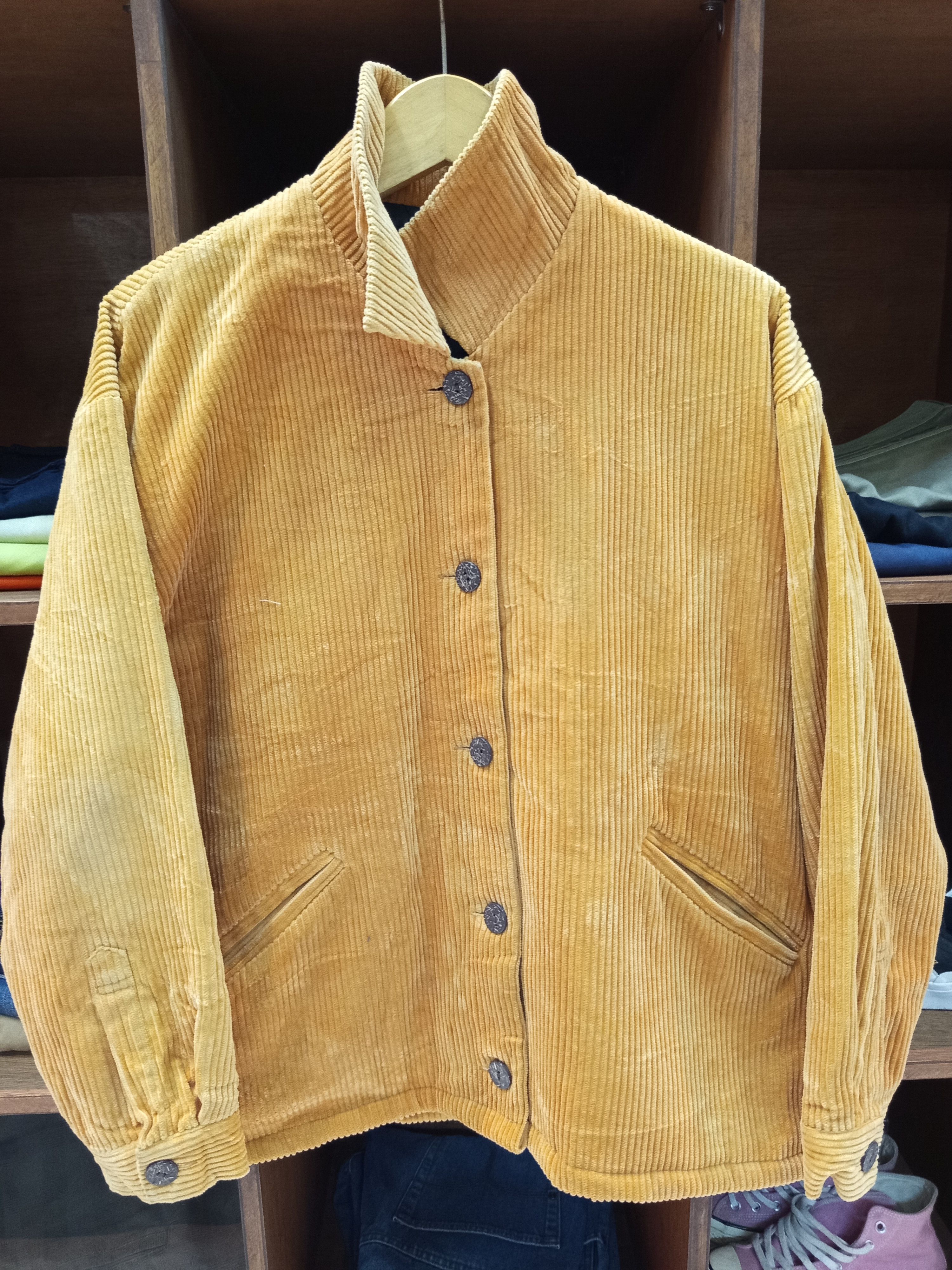 Vintage 1990s Quilted Corduroy Jacket Size M / US 6-8 / IT 42-44 - 4 Thumbnail