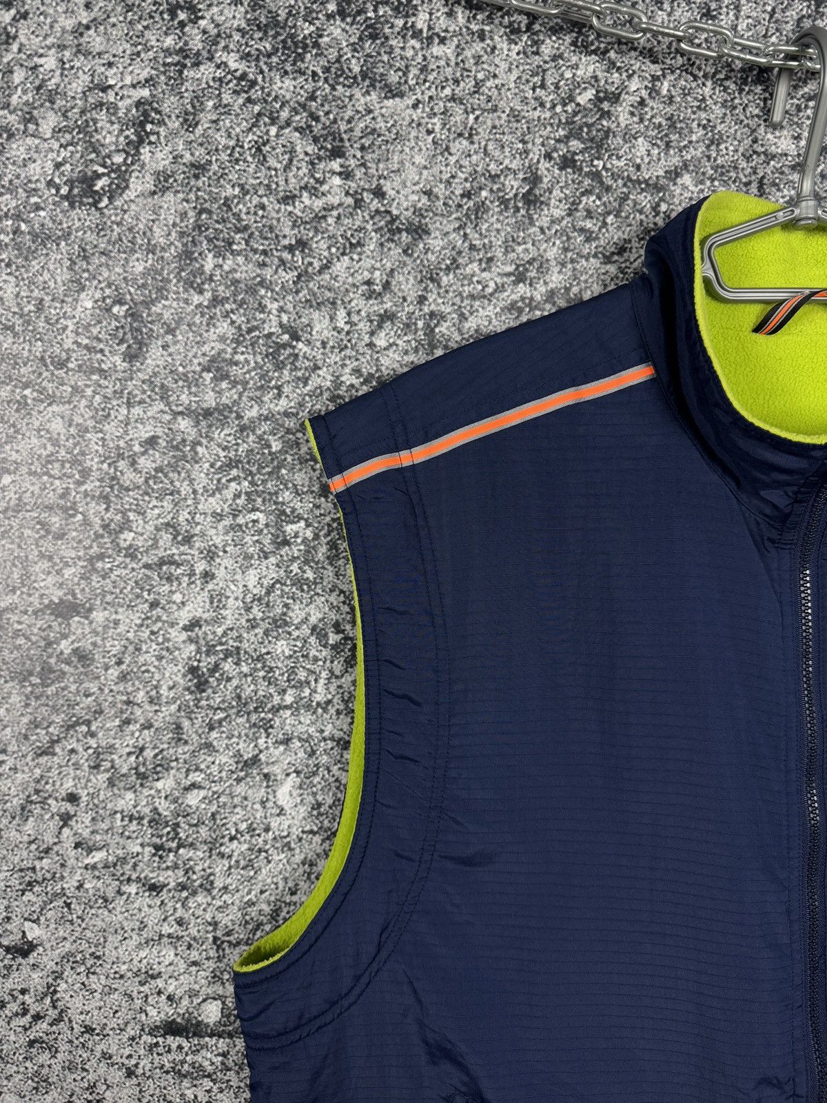 Adidas Adidas Vintage 90a Reversible Vest Full Zip Gilet Y2K Size L Size US L / EU 52-54 / 3 - 4 Thumbnail