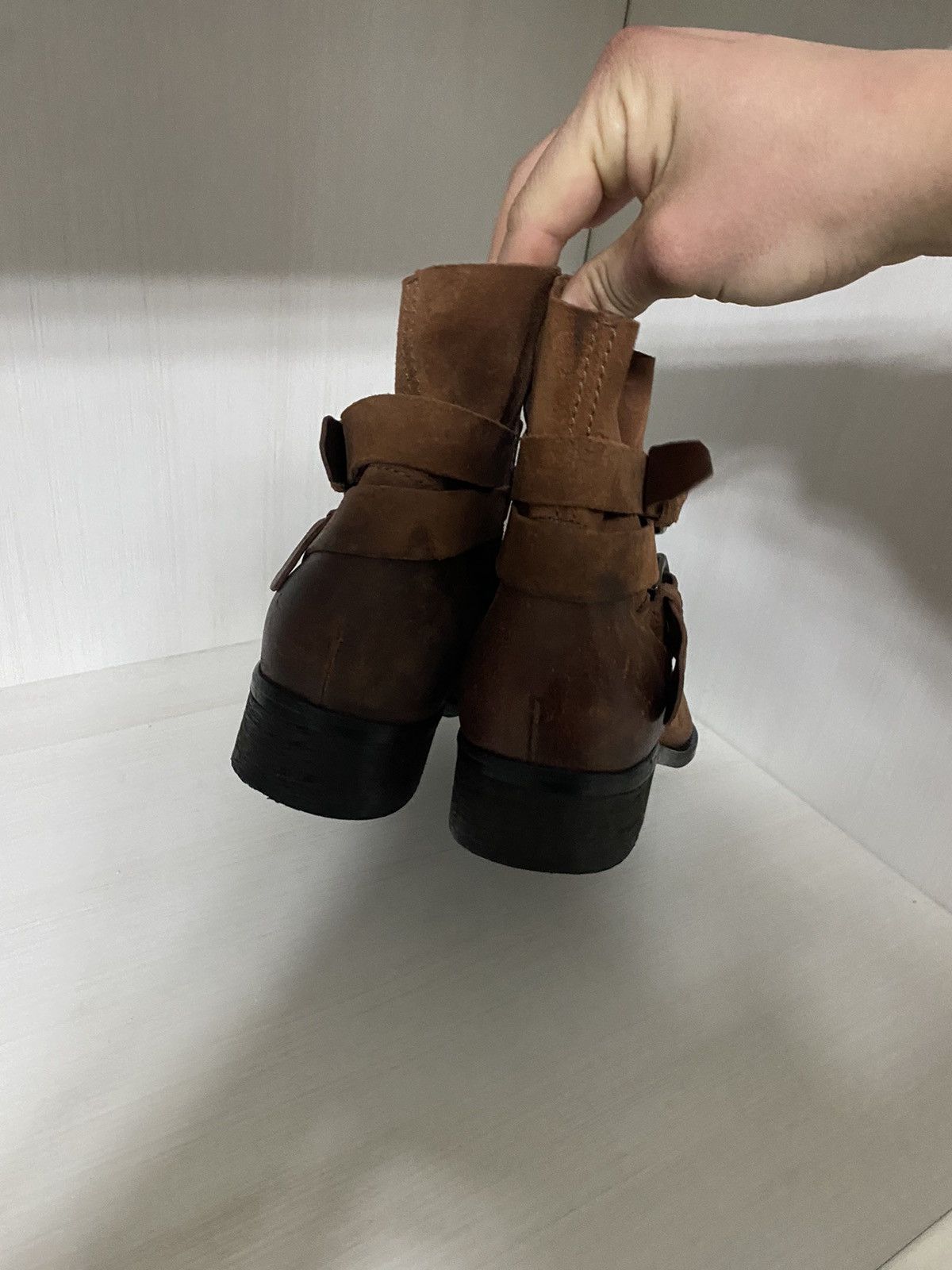 If Six Was Nine Vintage AS 98 Guidi Style High Leather Biker Boots Japanese Size US 6.5 / EU 39-40 - 8 Thumbnail