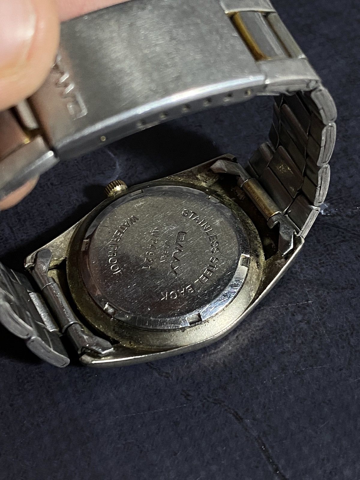 Japanese Brand × Jewelry × Vintage Omax Gold Tone Automatic Watch Two-Tone Japanese Brand Size ONE SIZE - 3 Thumbnail