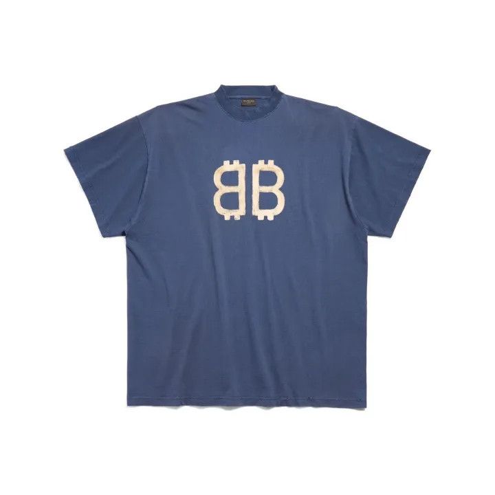 Balenciaga Balenciaga Crypto Letter Print T-Shirt Size US M / EU 48-50 / 2 - 1 Thumbnail