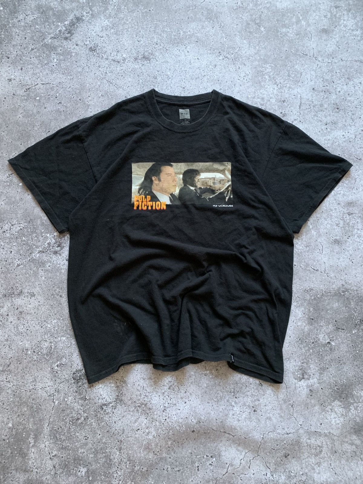 Huf 🔥PULP FICTION x HUF T SHIRT TEE Size US XL / EU 56 / 4 - 2 Thumbnail