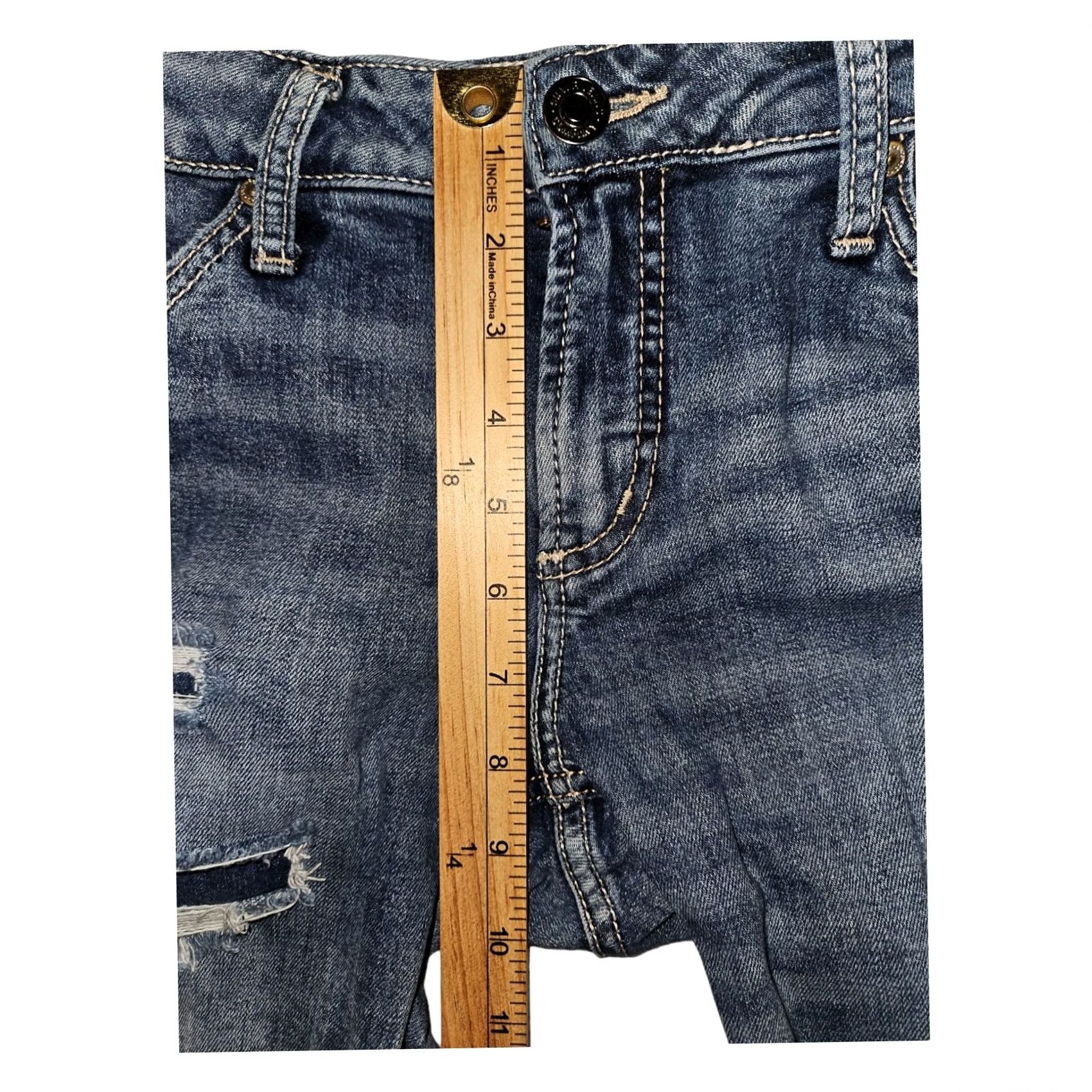 Silver Jeans Co. VINTAGE Silver Jeans Boyfriend Jeans Women's 29 Regular 27in Inseam Blue Distressed Stretch Logo 5-Pocket City Preppy Mens Womens Boys Girls? Size 29" - 5 Thumbnail