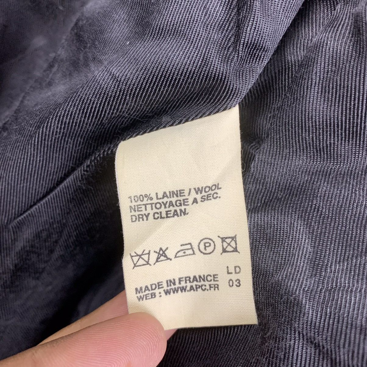 A.P.C. Vintage A.P.C Rue De Fleurus Women Wool Coat Size S / US 4 / IT 40 - 8 Thumbnail