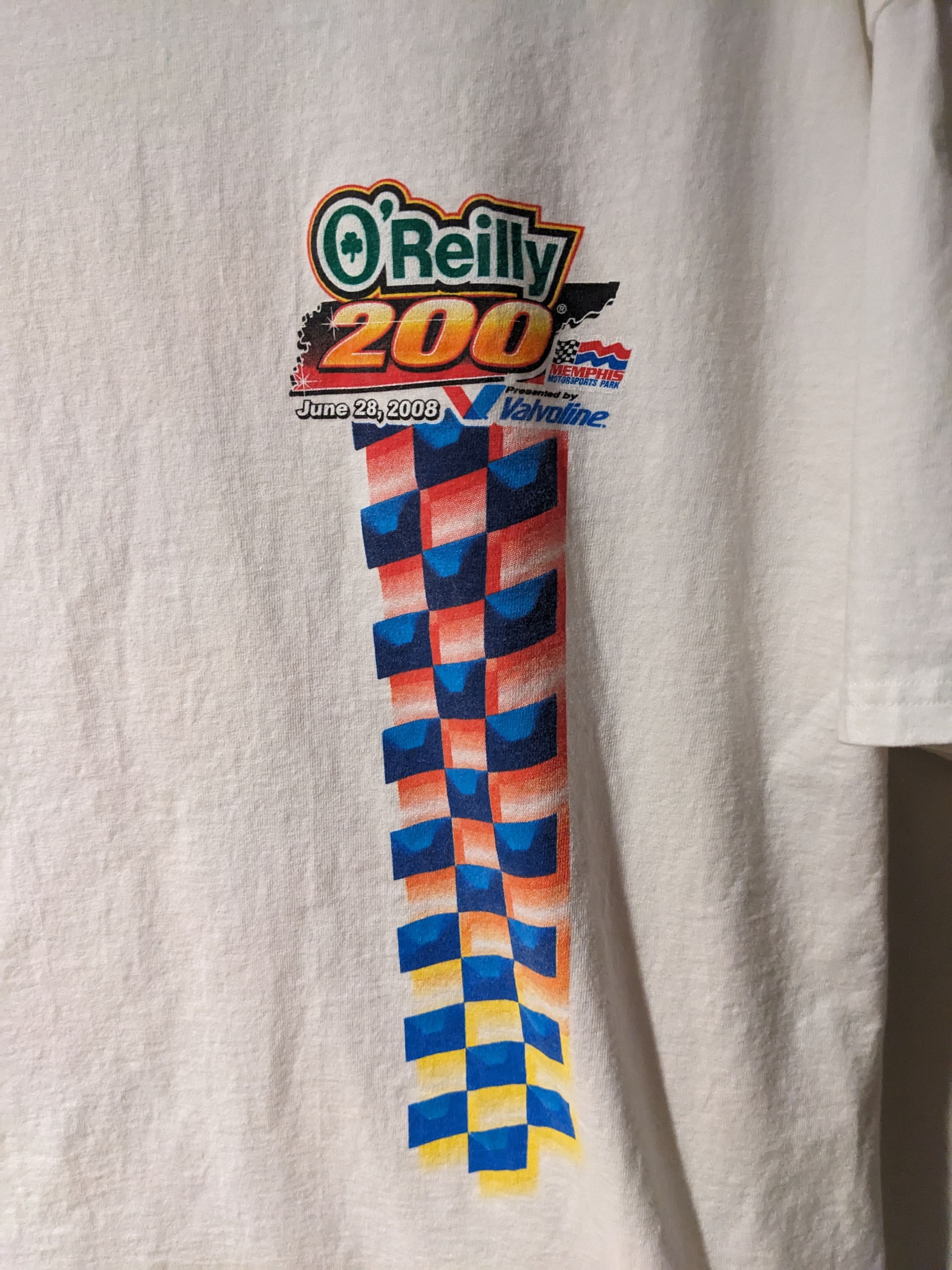 NASCAR × Vintage Vintage 2008 Nascar Racing Speedway Chevy O'Reilly T-Shirt Size US XL / EU 56 / 4 - 5 Thumbnail