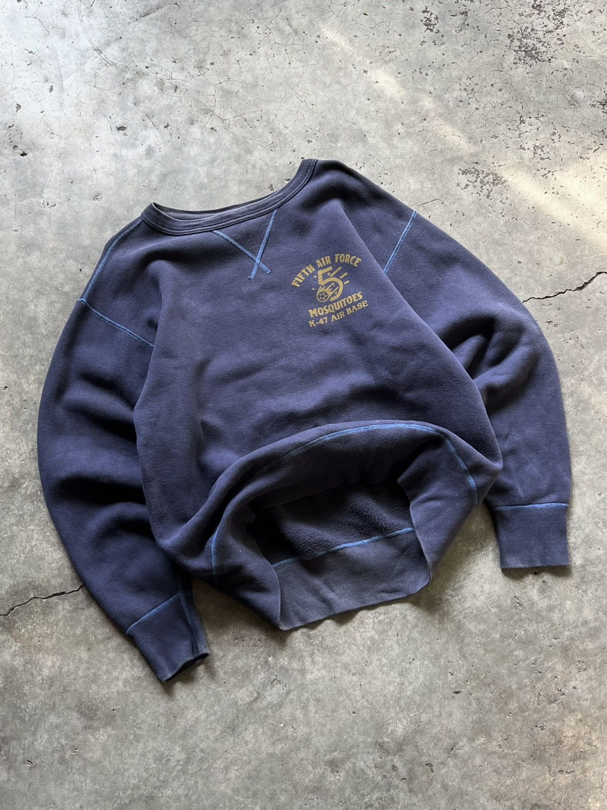 Buzz Rickson's BUZZ RICKSON'S "Mosquitoes" K-47 Air Base Loopwheel Sweater Size US M / EU 48-50 / 2 - 5 Thumbnail