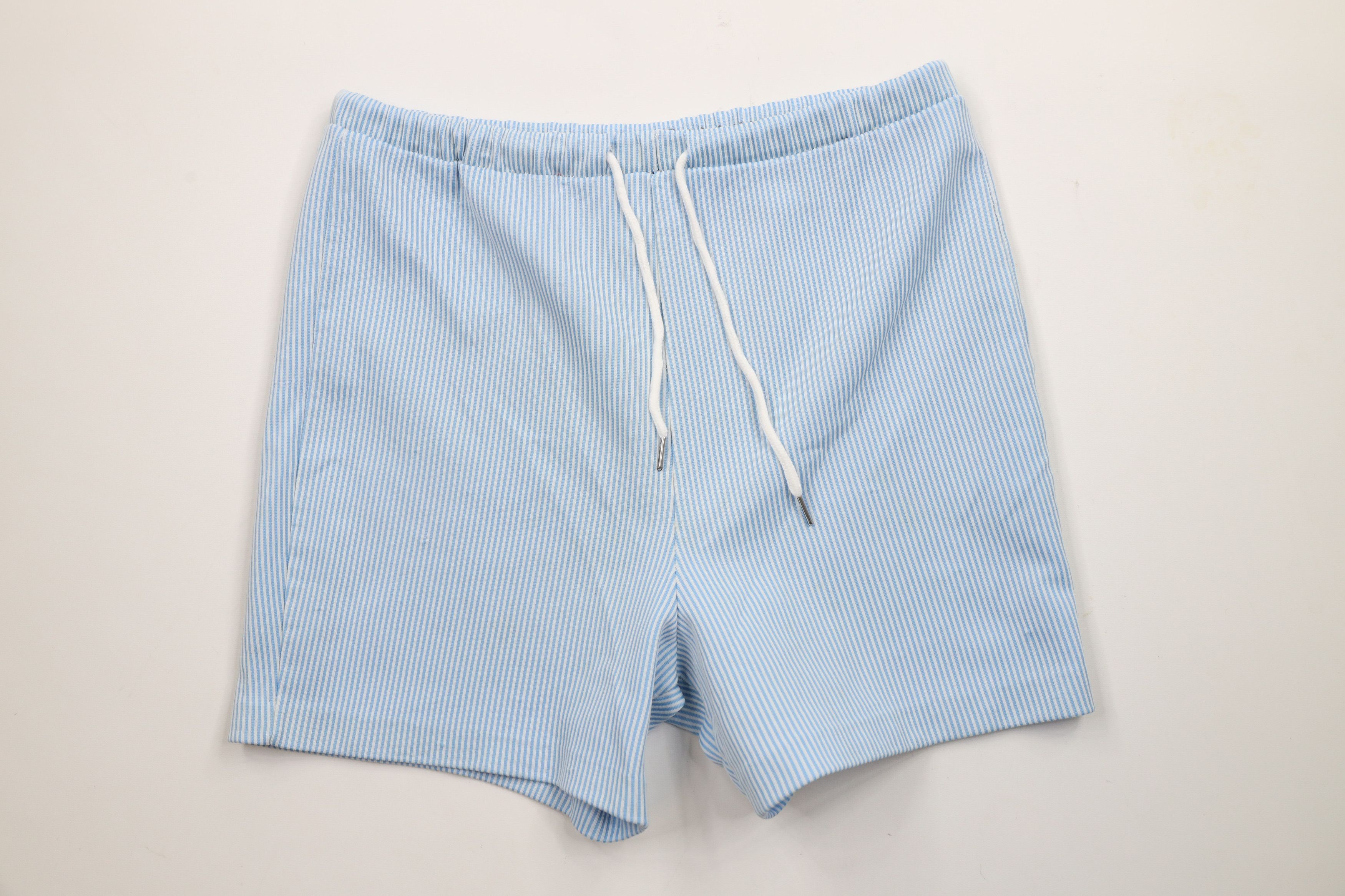 Vintage Vintage 60s 70s Streetwear Knit Above Knee Shorts USA Size 36" / US 14 / IT 50 - 1 Thumbnail