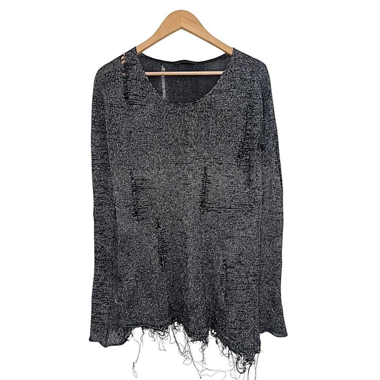 KMRii Kmrii glitter distressed sweater Size US M / EU 48-50 / 2 - 1 Thumbnail