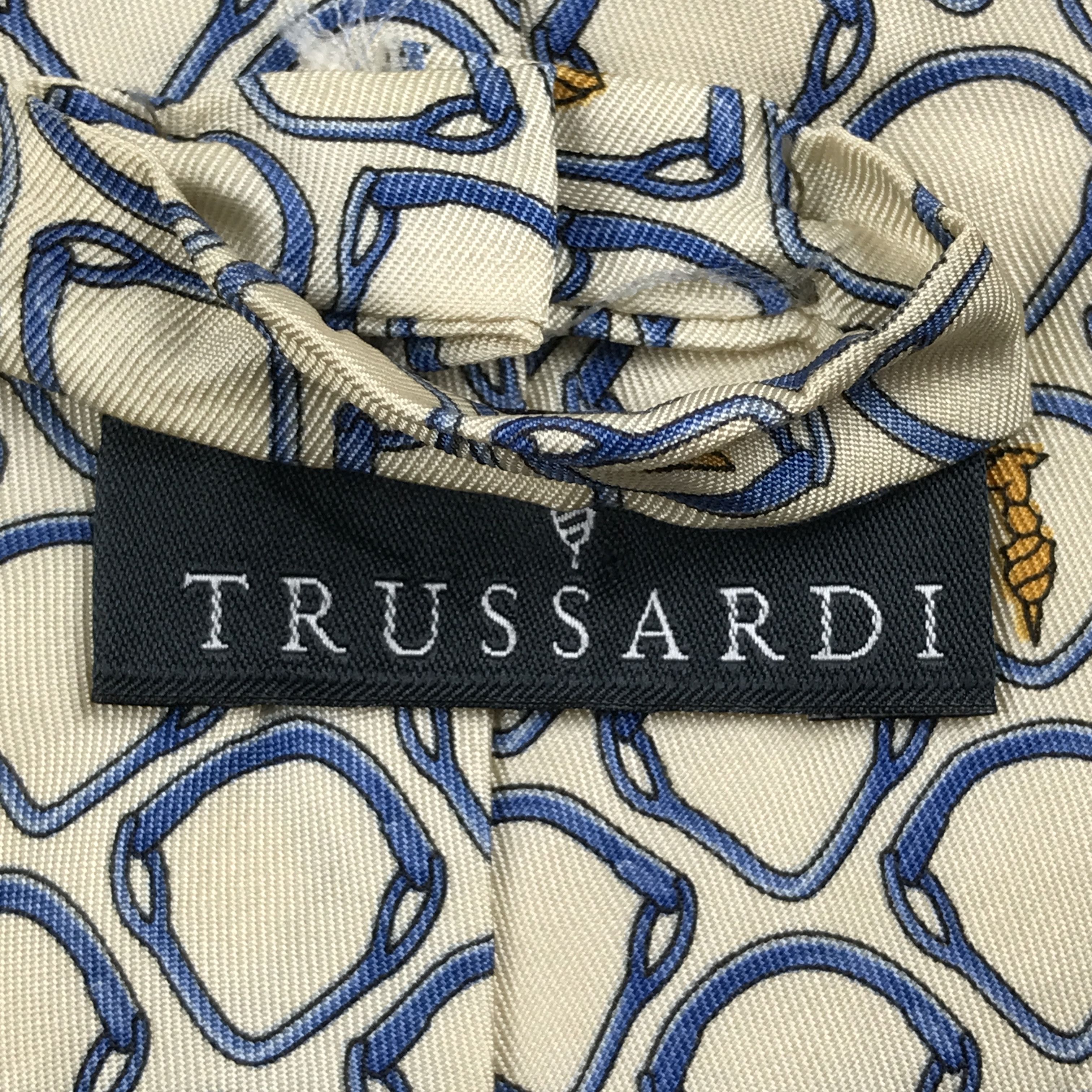 Trussardi × Vintage Vintage Trussardi Silk Necktie Size ONE SIZE - 8 Thumbnail