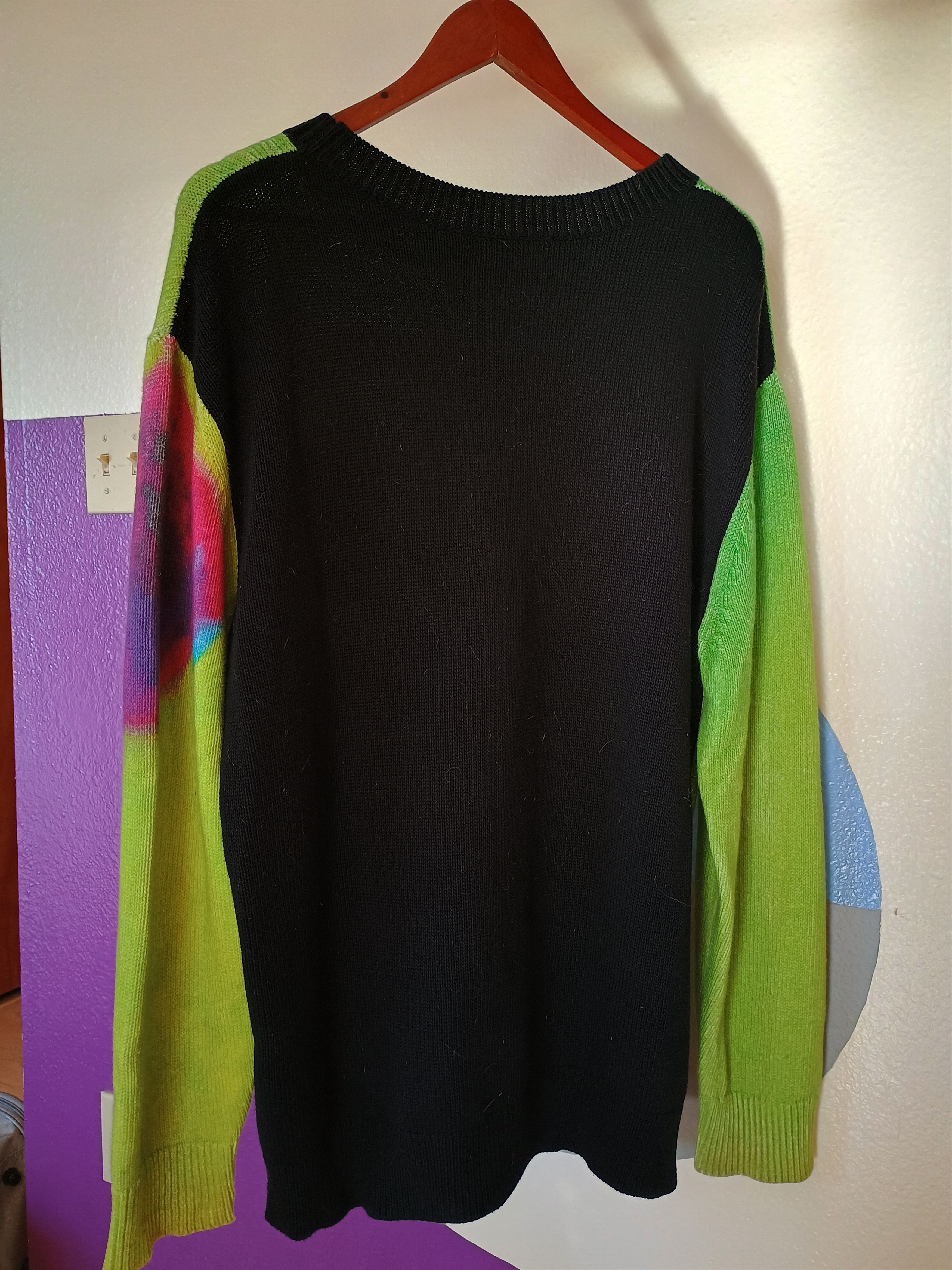Dries Van Noten Dries Van Noten x Len Lye graphic print oversized sweater Size US M / EU 48-50 / 2 - 2 Thumbnail