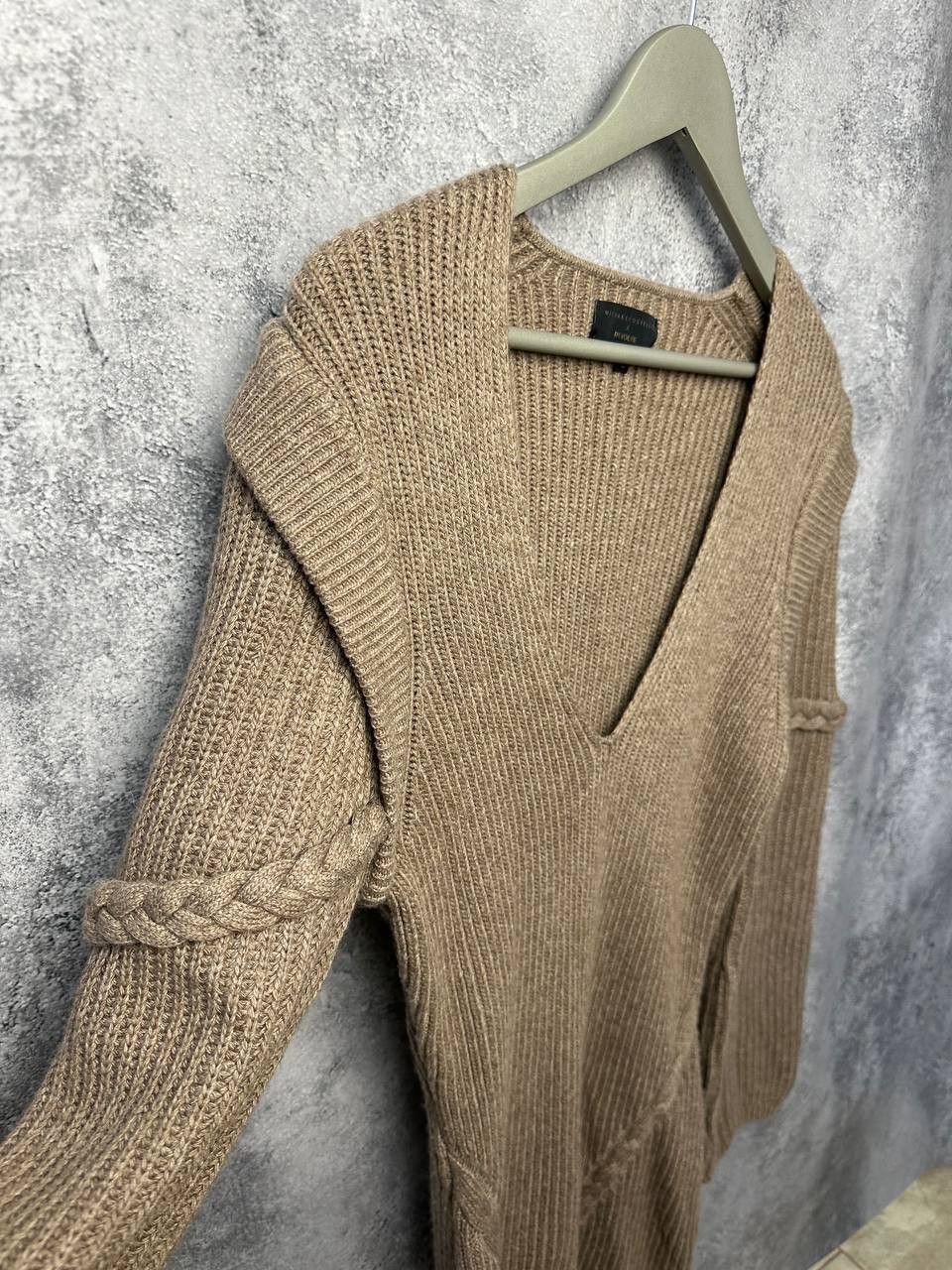 REVOLVE Michael Costello x Revolve Knit Sweater Dress Braided Detail Size XL / US 12-14 / IT 48-50 - 5 Thumbnail