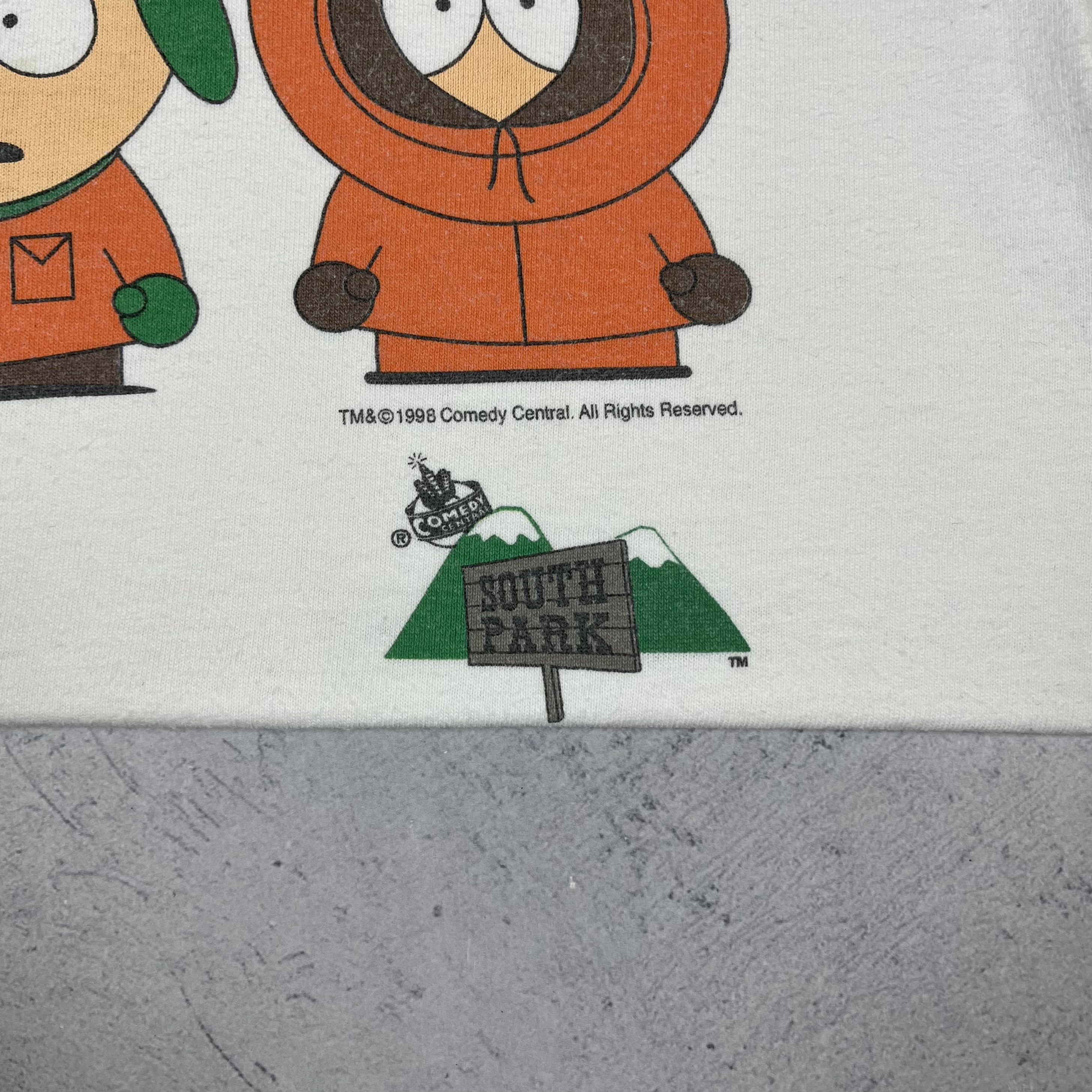 Cartoon Network Vintage South Park Cartoon Funny T Shirt 1998 Size US XL / EU 56 / 4 - 10 Thumbnail