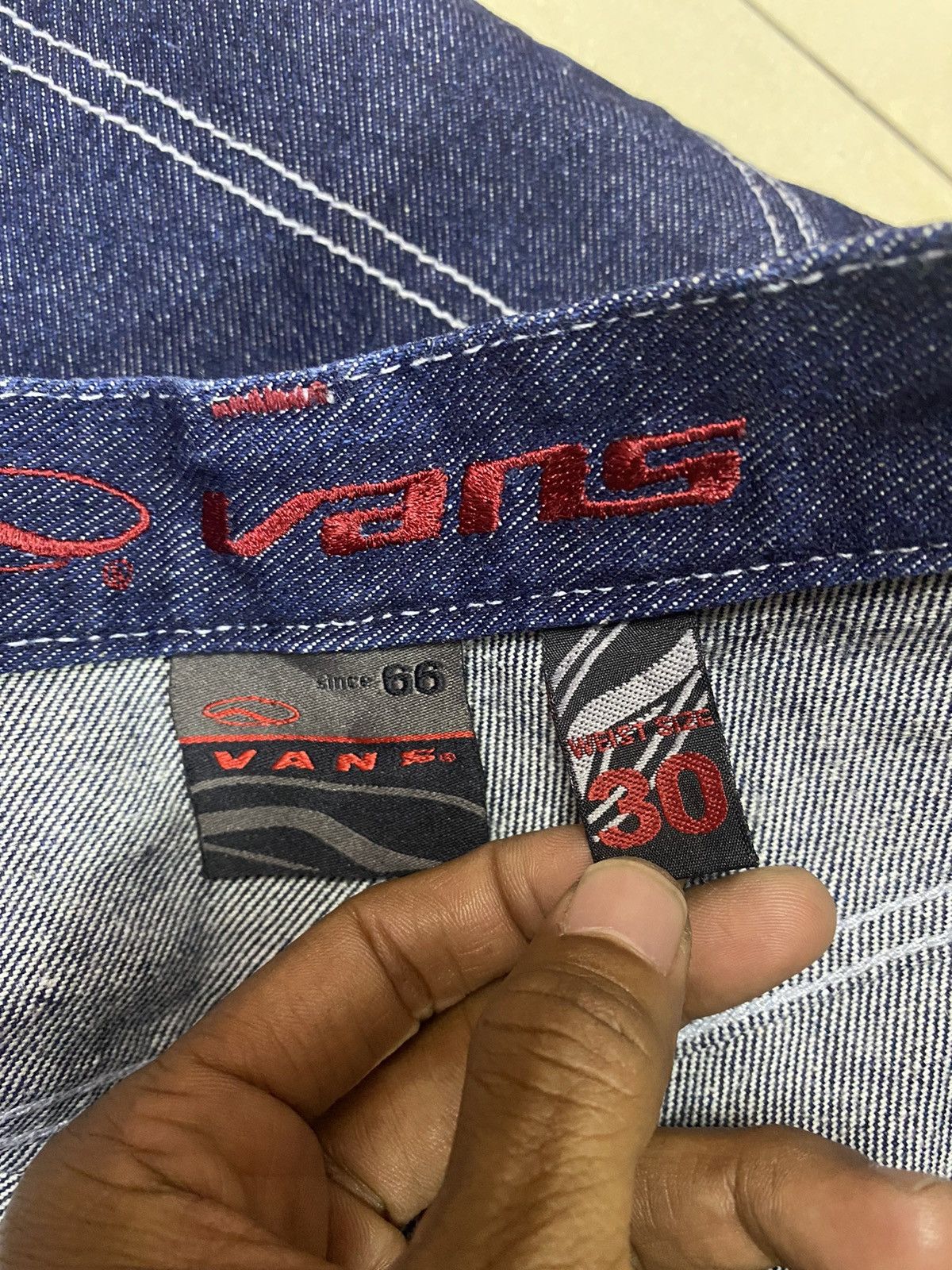 JNCO × Vans Vans Baggy Denim Size US 30 / EU 46 - 8 Thumbnail