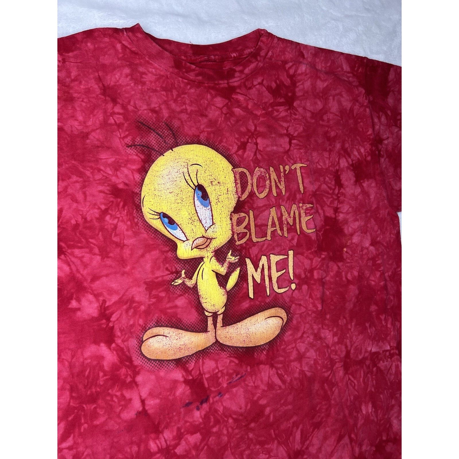 Other Vintage Tweety Bird Tie Dye T-Shirt “Don’t Blame Me” Size Me Size US M / EU 48-50 / 2 - 4 Thumbnail