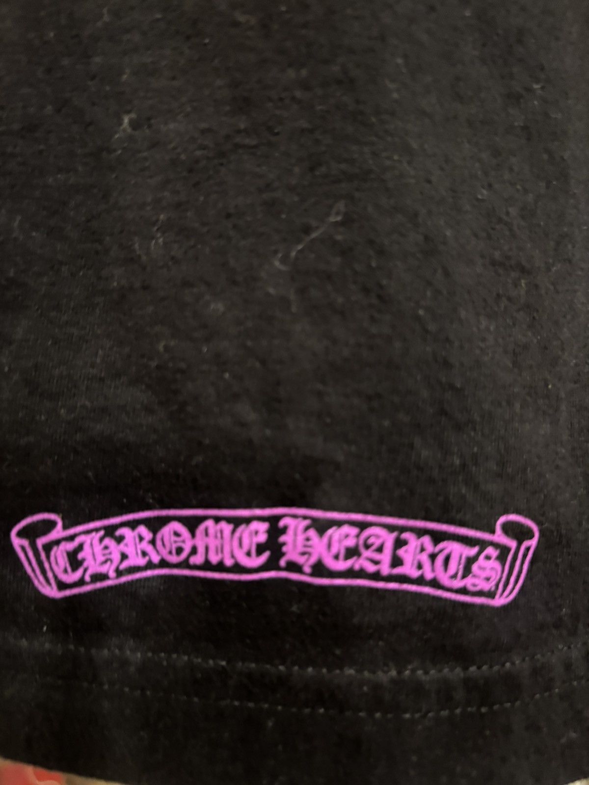 Chrome Hearts Chrome heart black short sleeve purple collar shirt Size US M / EU 48-50 / 2 - 3 Thumbnail