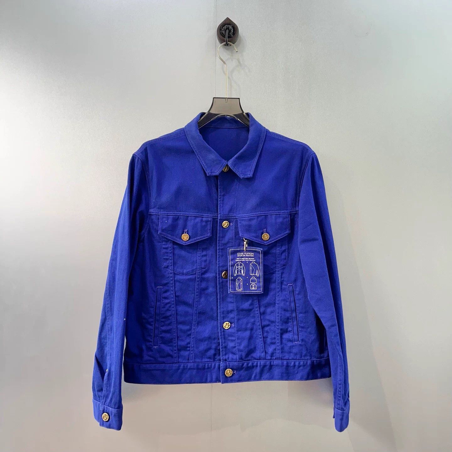 Louis Vuitton Louis Vuitton DNA Tag Denim Jacket Size US M / EU 48-50 / 2 - 2 Thumbnail