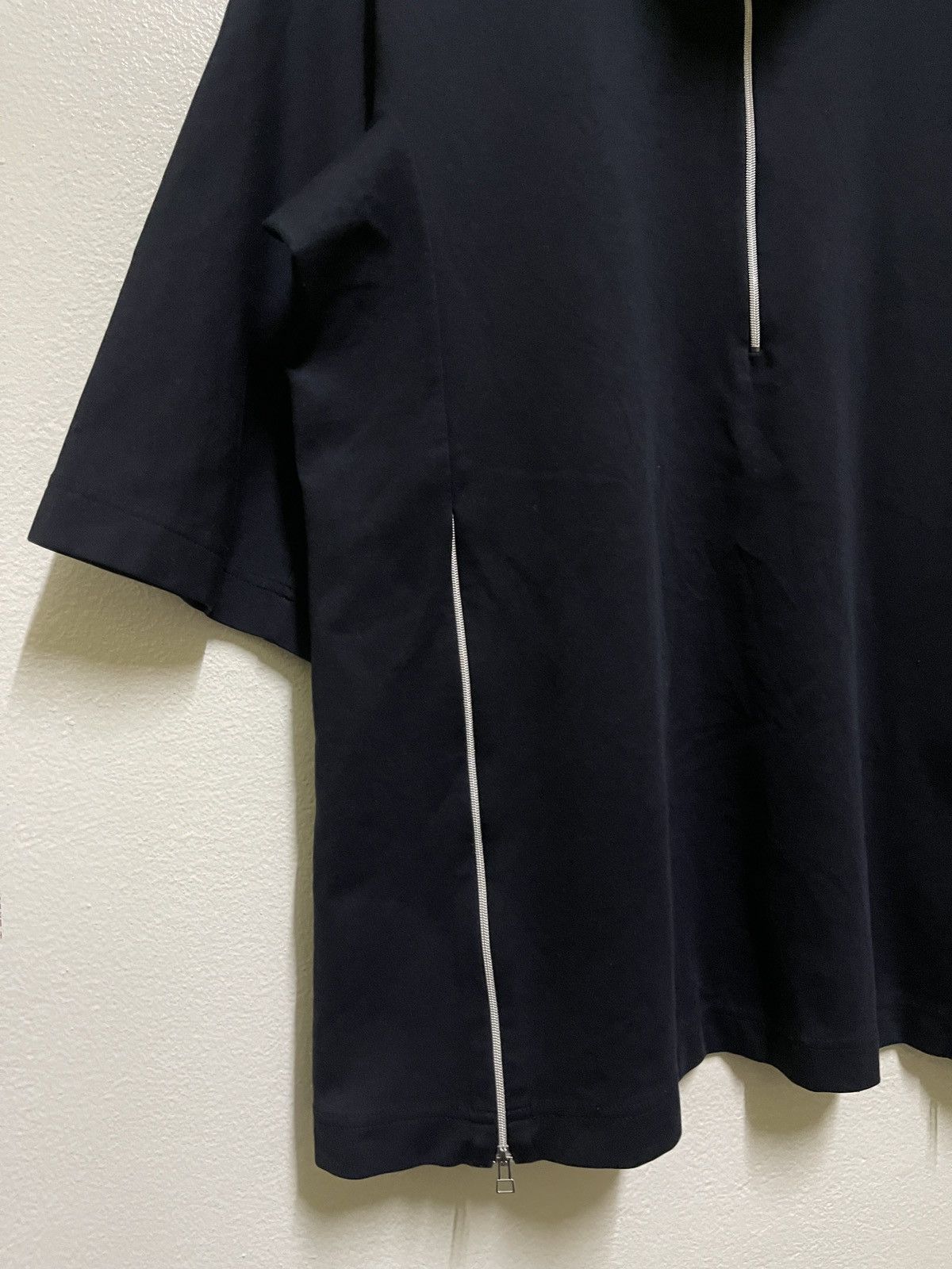 Issey Miyake ORJ HAAT Acronym Stretch Jersey Zipper T shirt SS2019 Size US XL / EU 56 / 4 - 4 Thumbnail