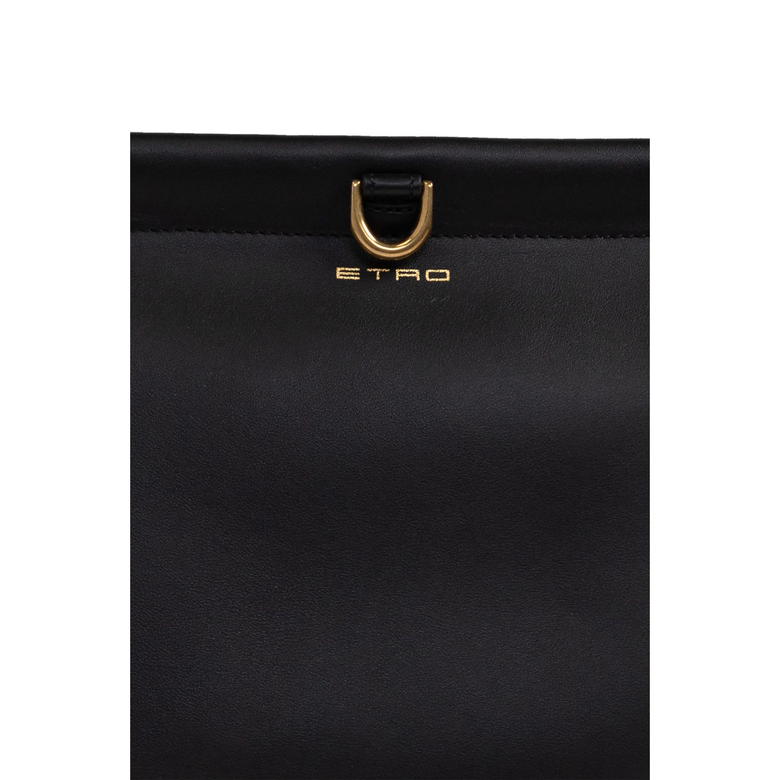 Etro ETRO Talk Medium Black Leather Shoulder Bag New And Authenti Size ONE SIZE - 5 Thumbnail