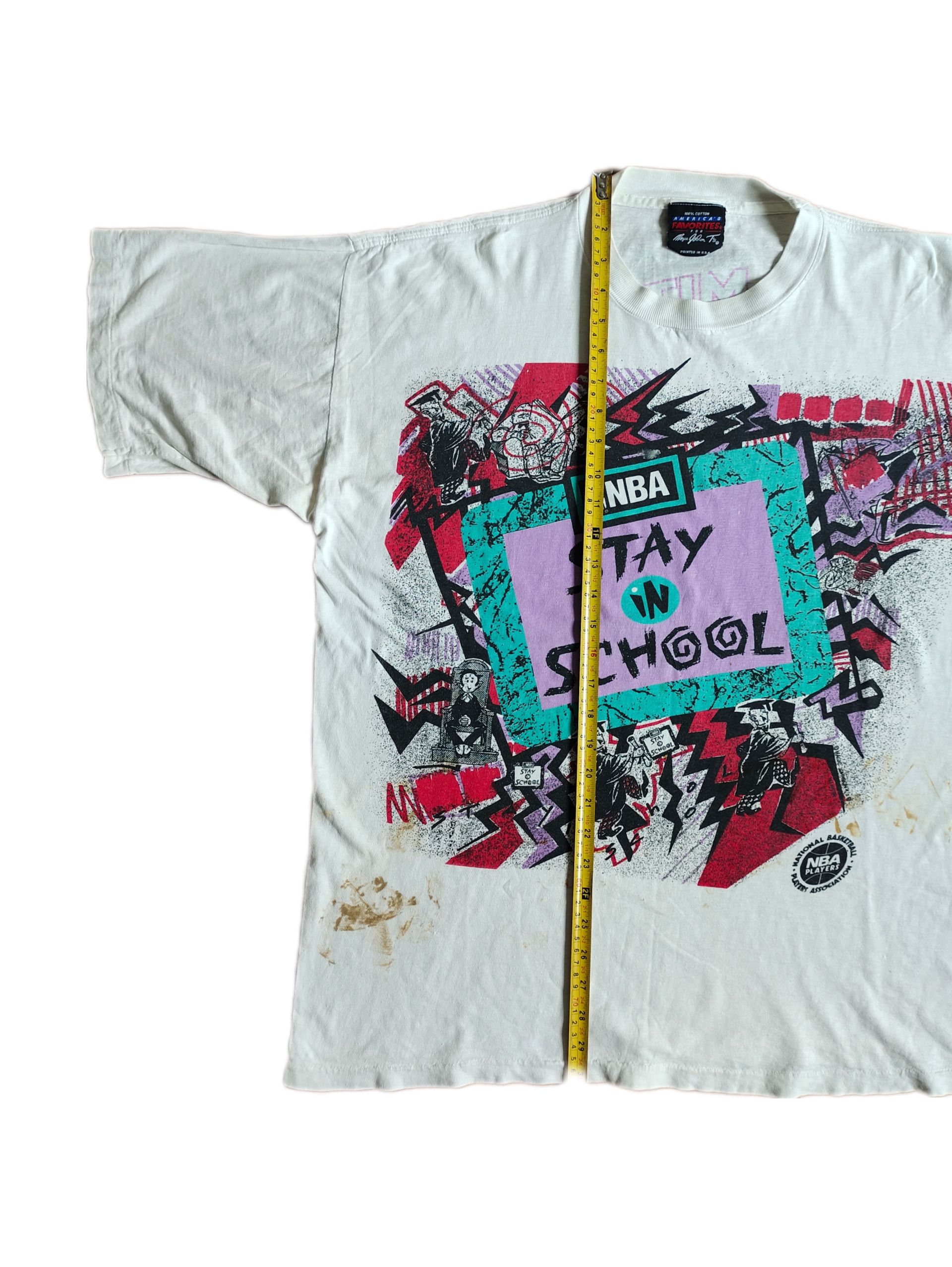 NBA × Vintage Vintage LA Lakers All Over Print 90s T-shirt Size US XL / EU 56 / 4 - 10 Thumbnail