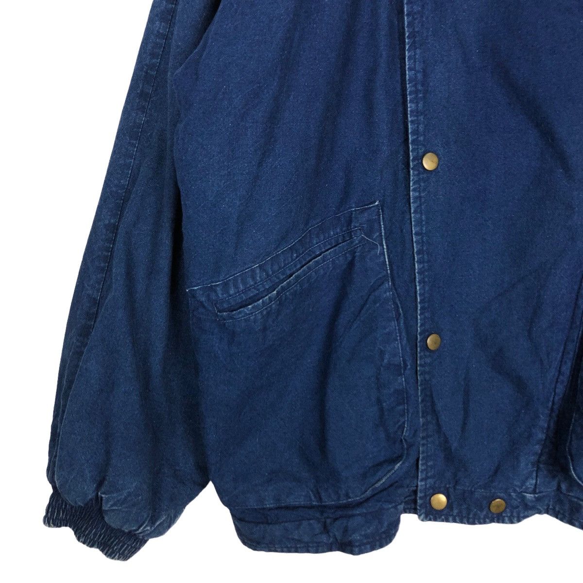 Issey Miyake 🔥Vintage Bomber Denim Jacket North Bound Japan Made Size US M / EU 48-50 / 2 - 4 Thumbnail