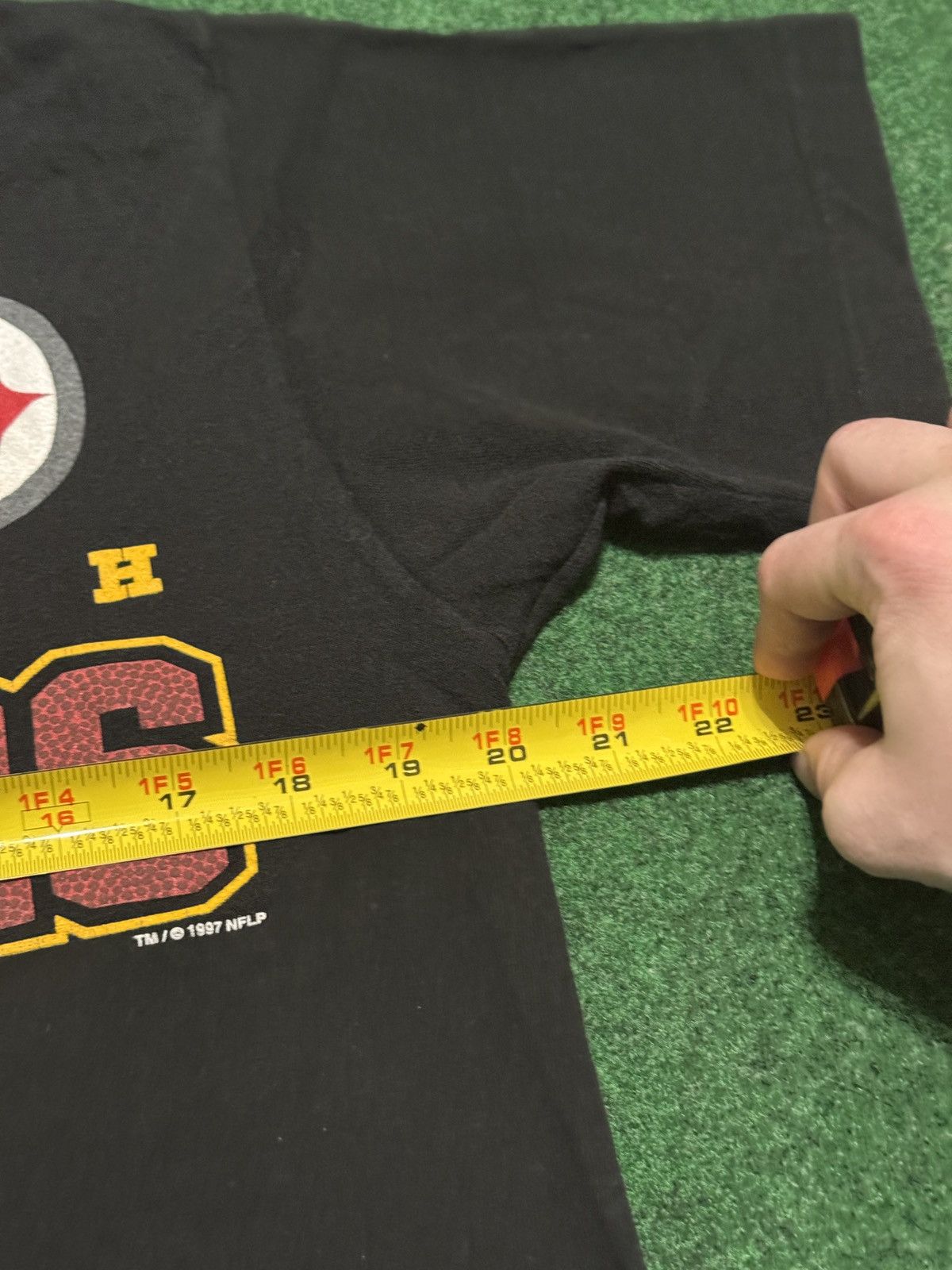 Vintage Vintage Steelers 90s Pittsburgh NFL M/L 20x27 T Shirt Size US L / EU 52-54 / 3 - 6 Thumbnail