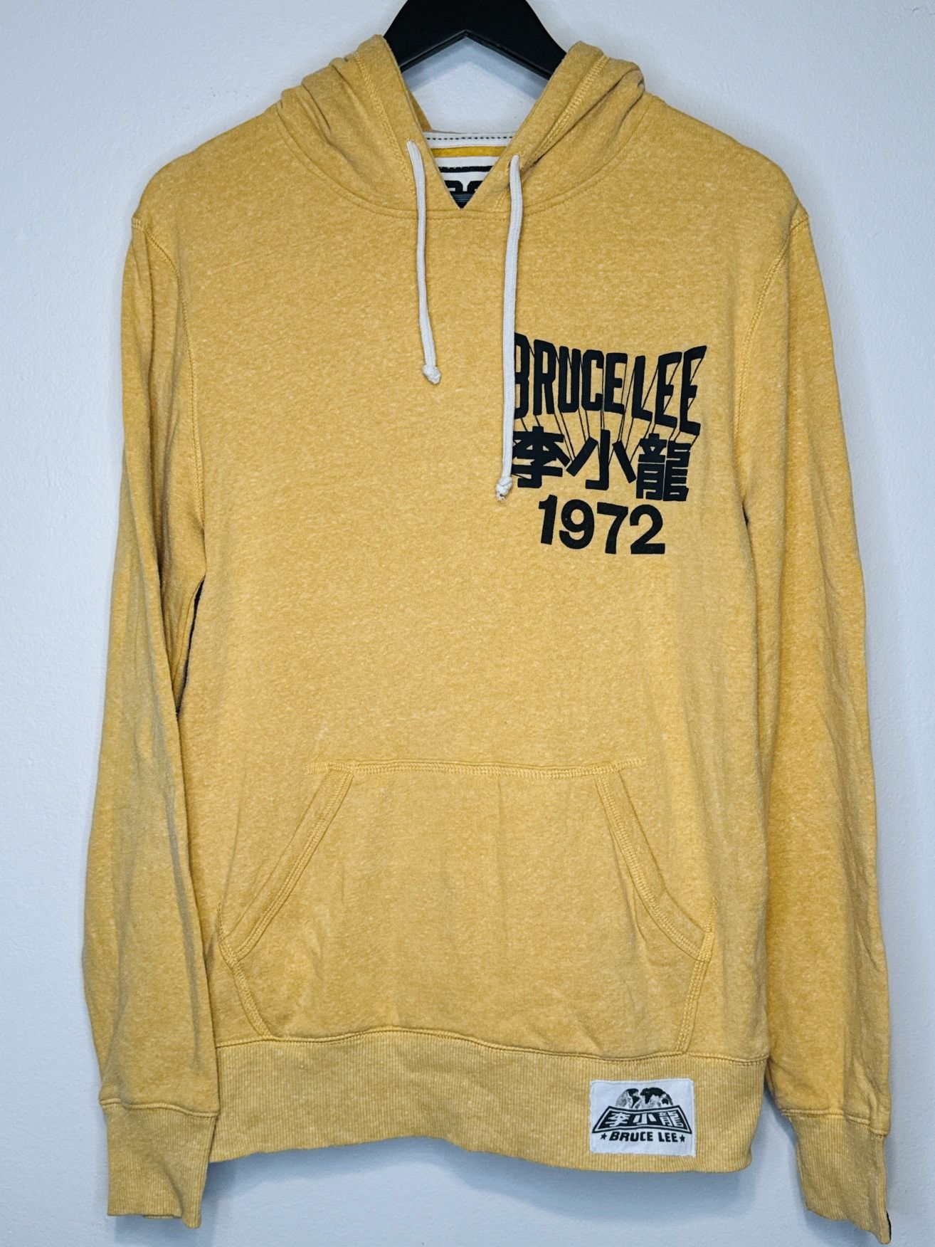 Roots Roots Of Flight Roots Of Fight Bruce Lee 1972 Hoodie Size S Heather Yellow Grailed