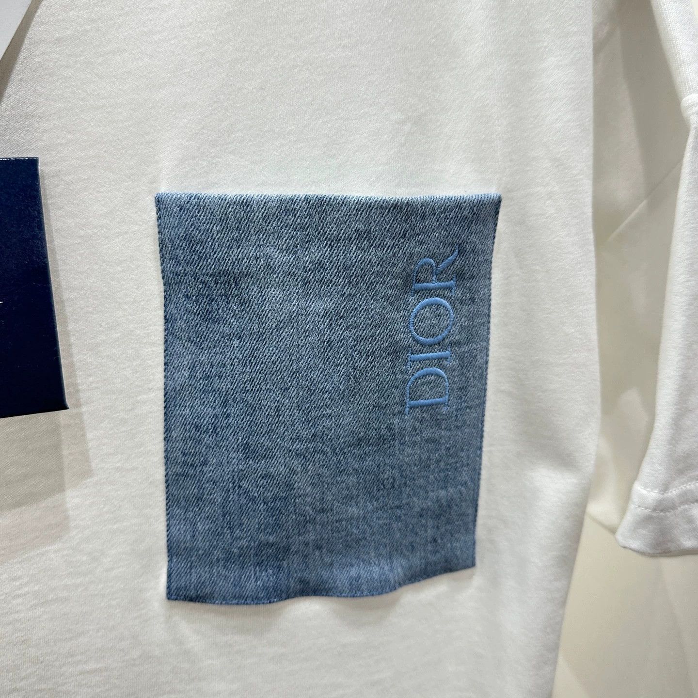 Christian Dior Monsieur Dior denim pocket slogan short 13 cotton unused Size XS / US 0-2 / IT 36-38 - 5 Thumbnail