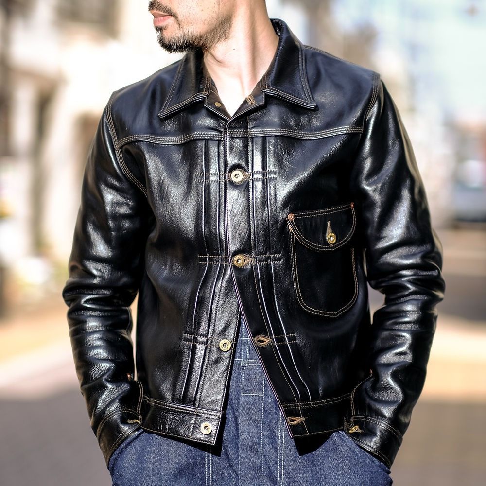 Fine Creek Fine Creek Leathers Japan - Lynchburg Leather Jacket Size US M / EU 48-50 / 2 - 4 Thumbnail