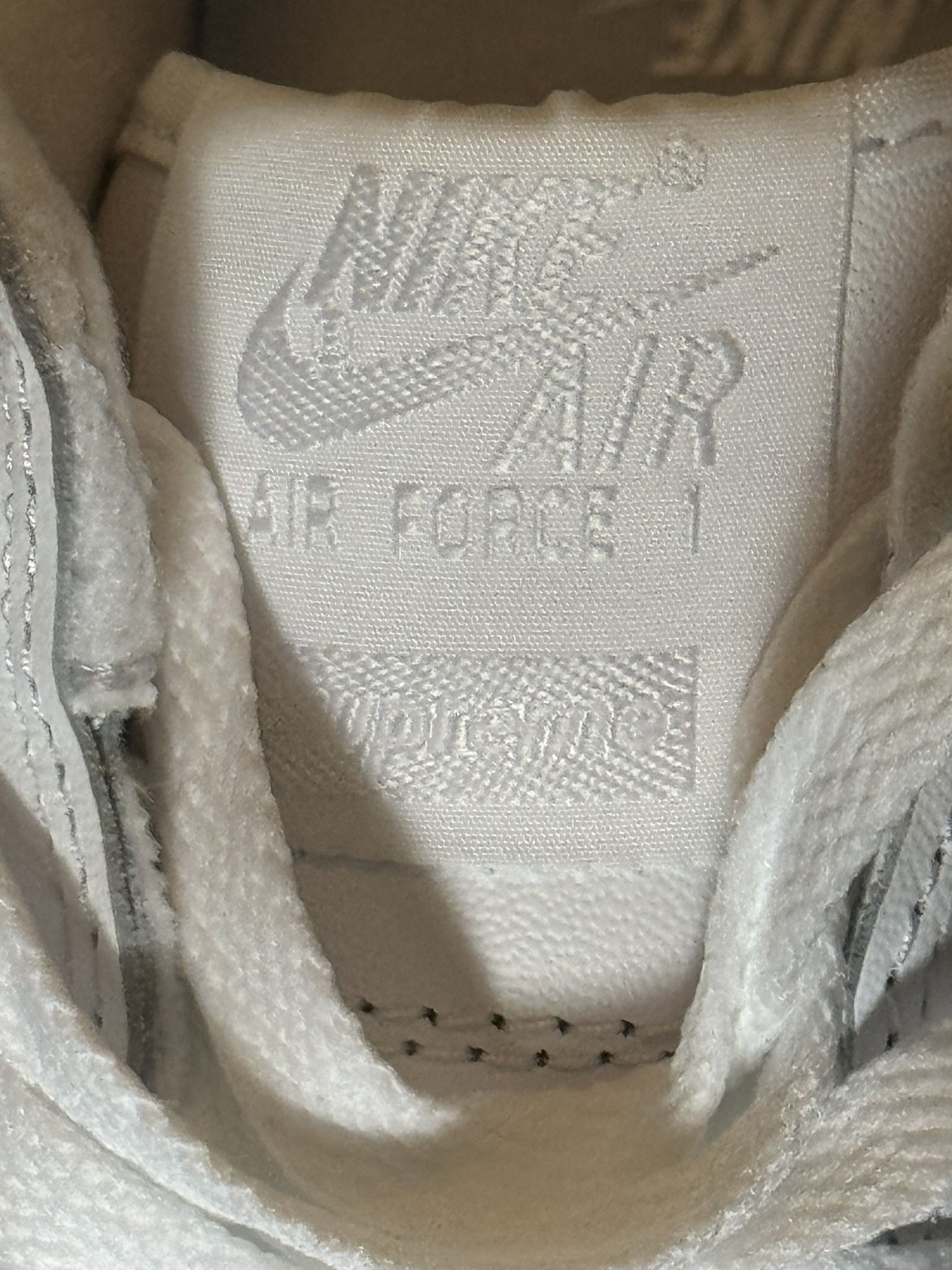 Nike × Supreme Supreme x Nike Air Force 1 Low Box Logo - White Size 9 Size US 9 / EU 42 - 7 Thumbnail
